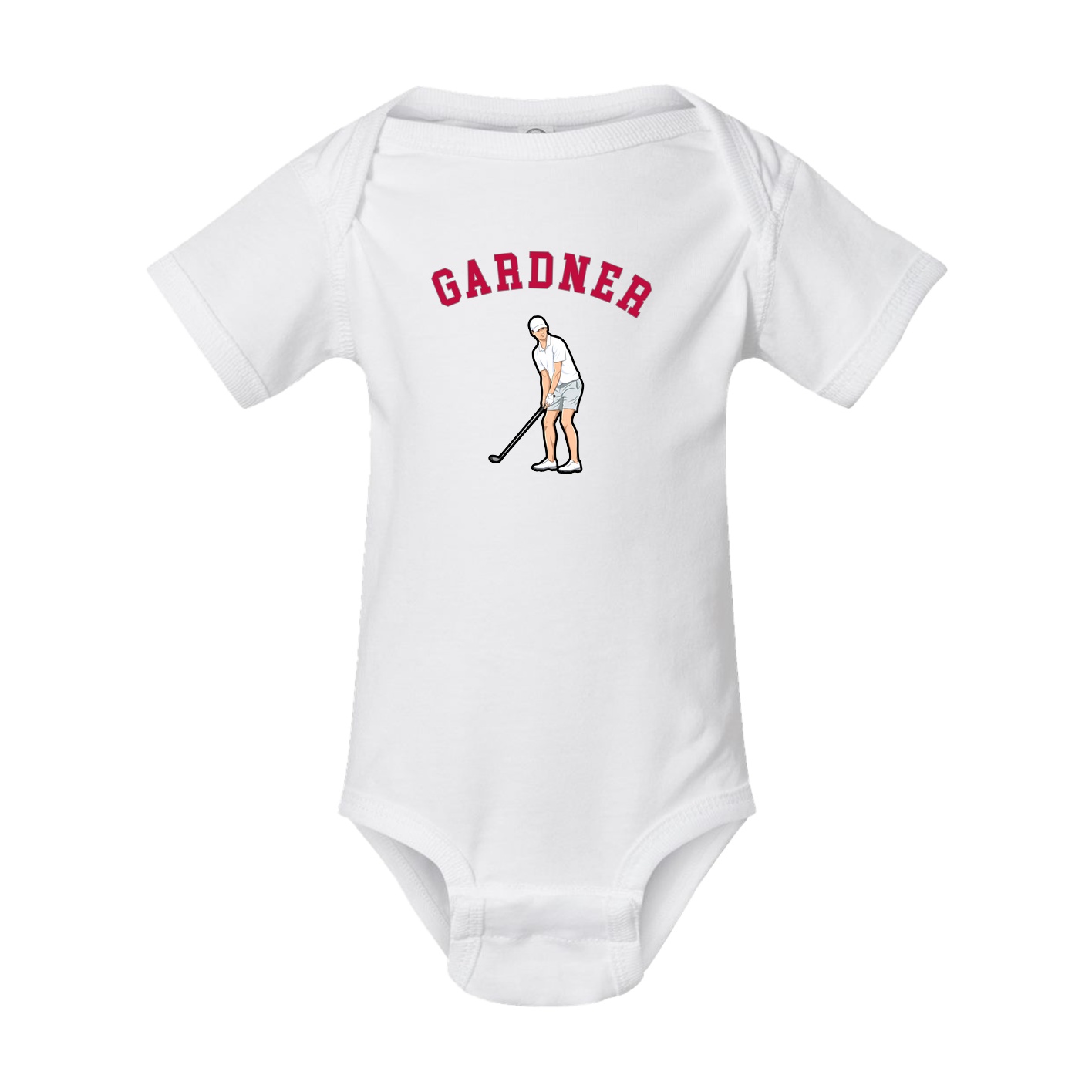 Baby Onesie — Shirsey Arch in White