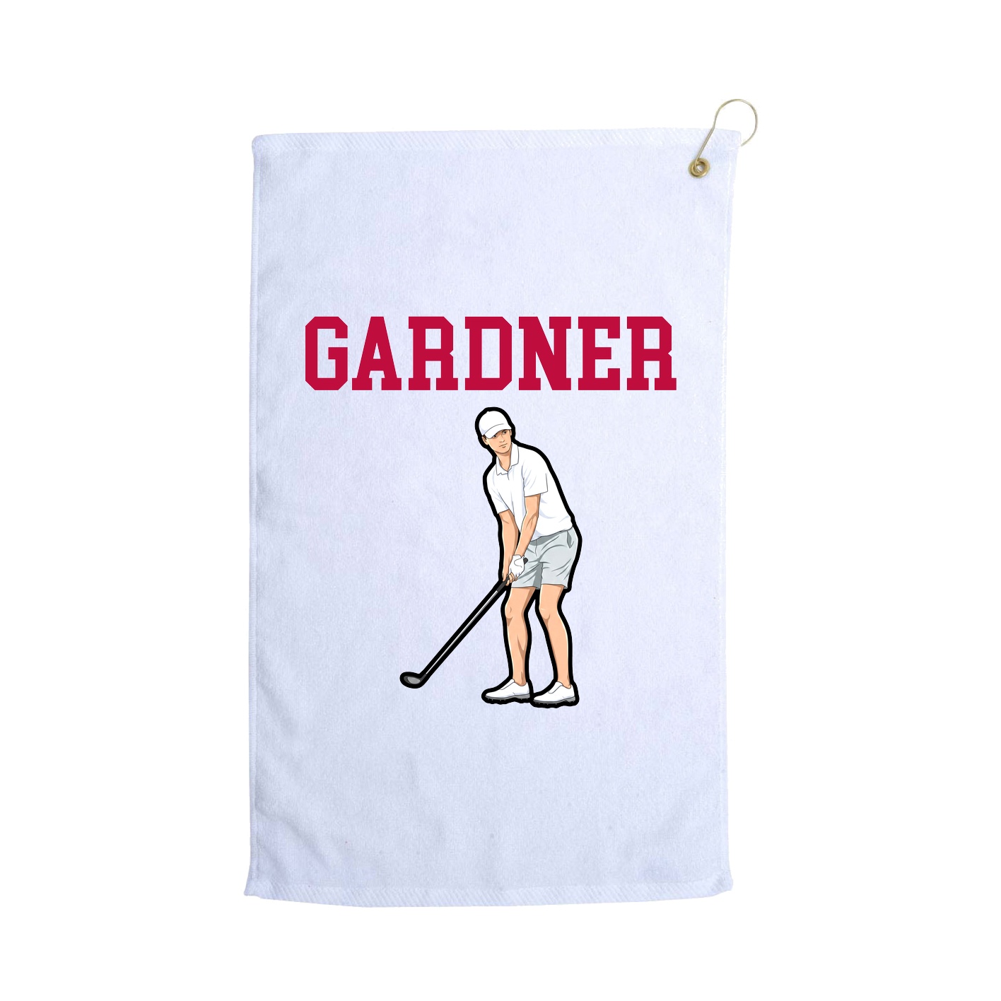 Golf Towel — Shirsey in White
