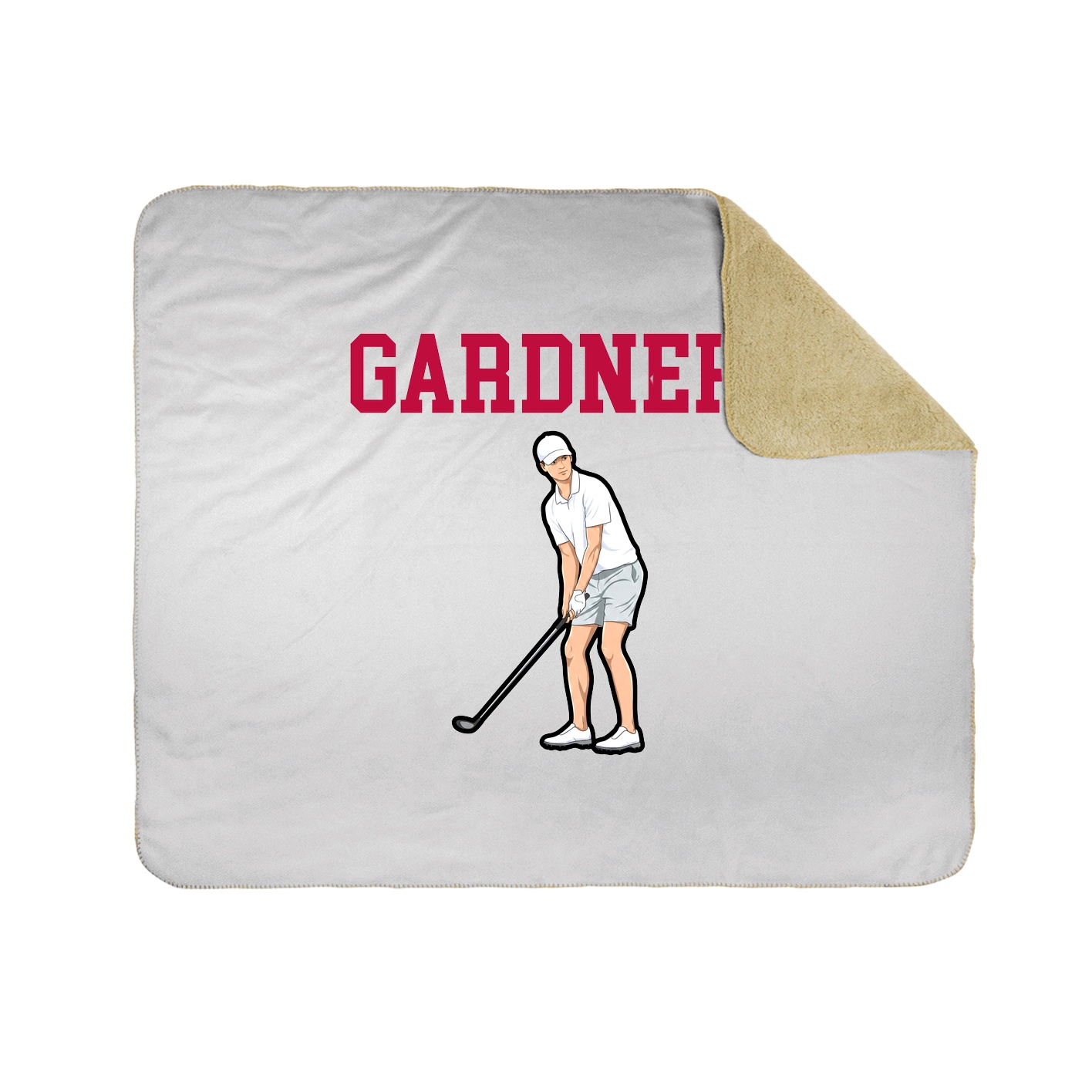 Throw Blanket — Shirsey in White
