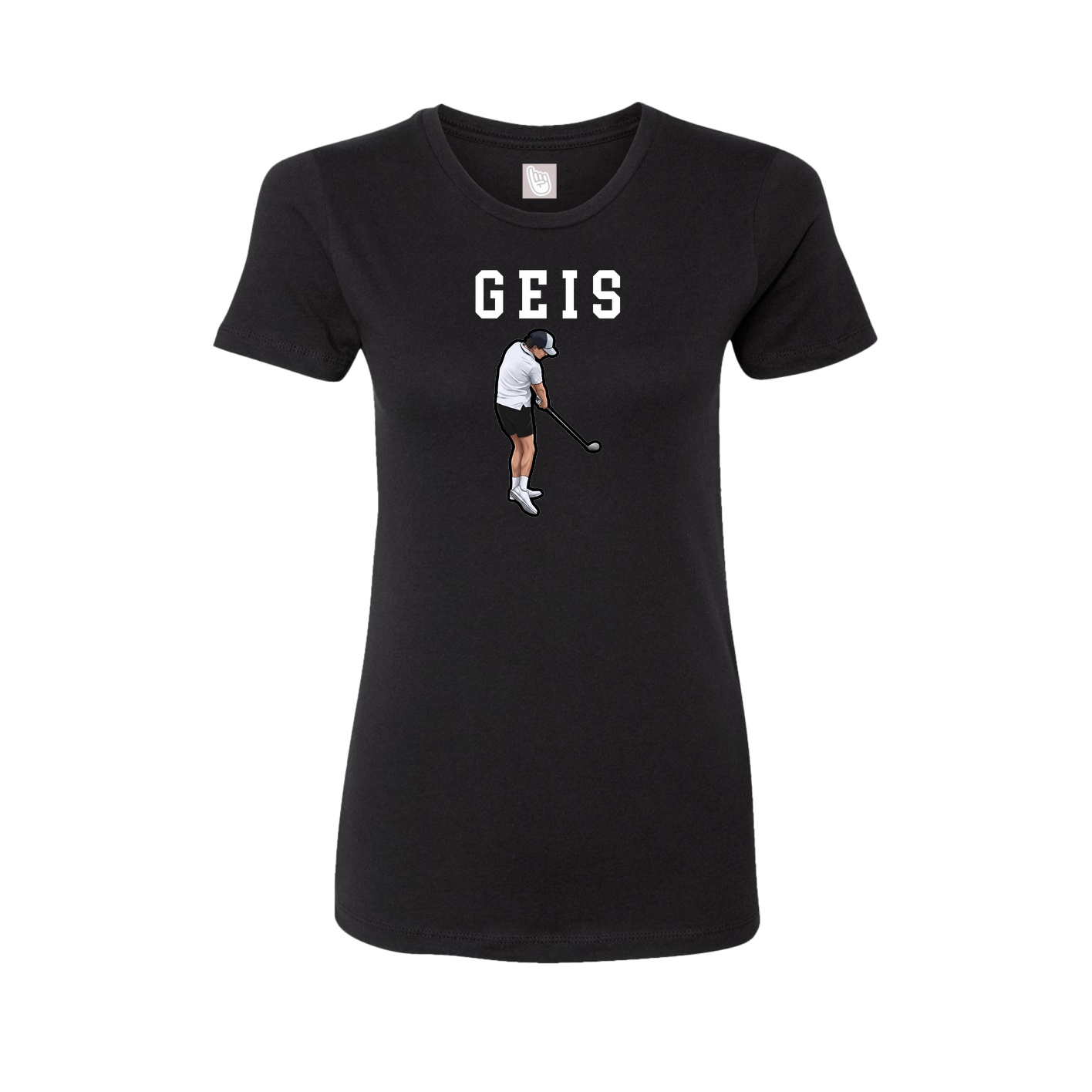 Fitted Women's Tee — Shirsey in Black