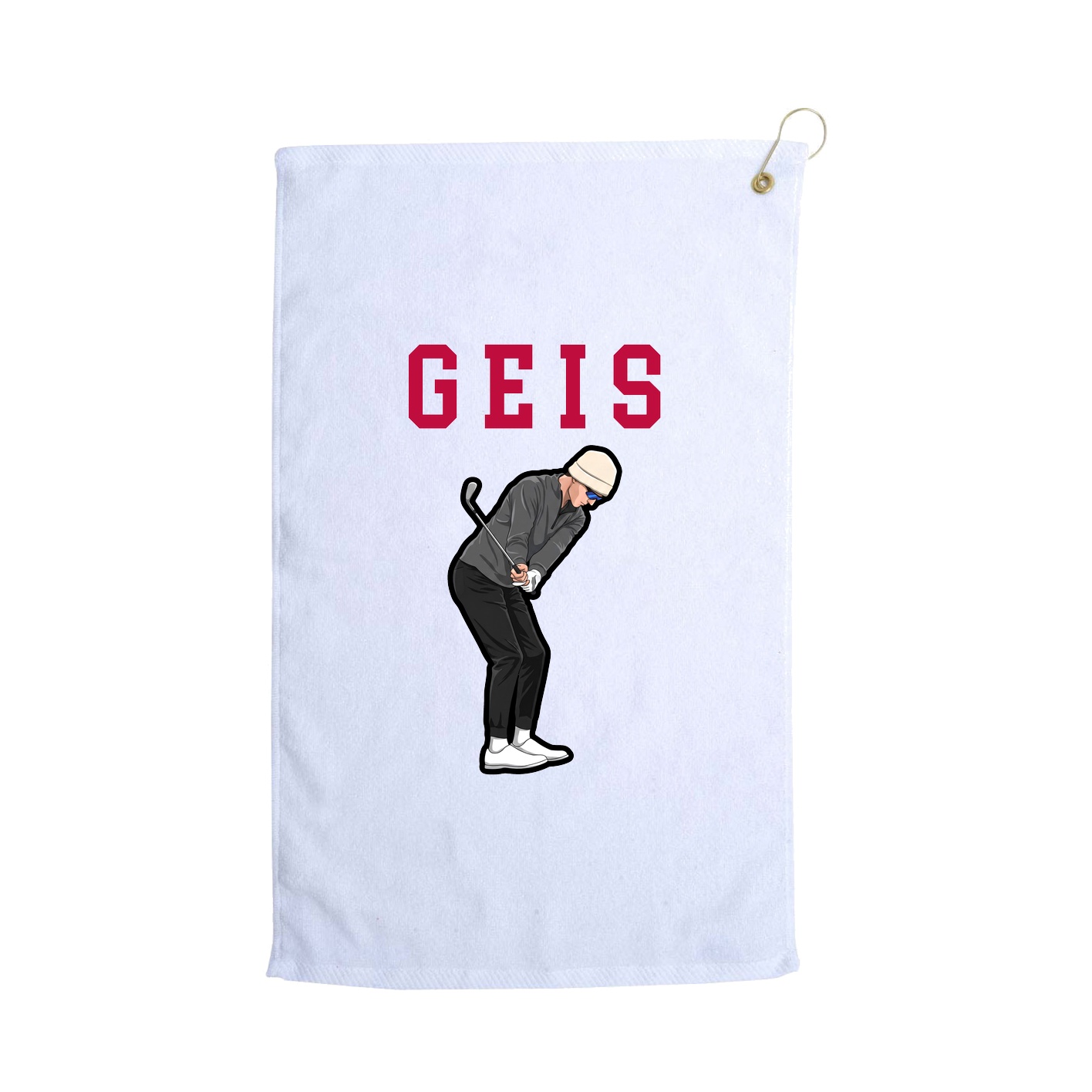Golf Towel — Shirsey in White