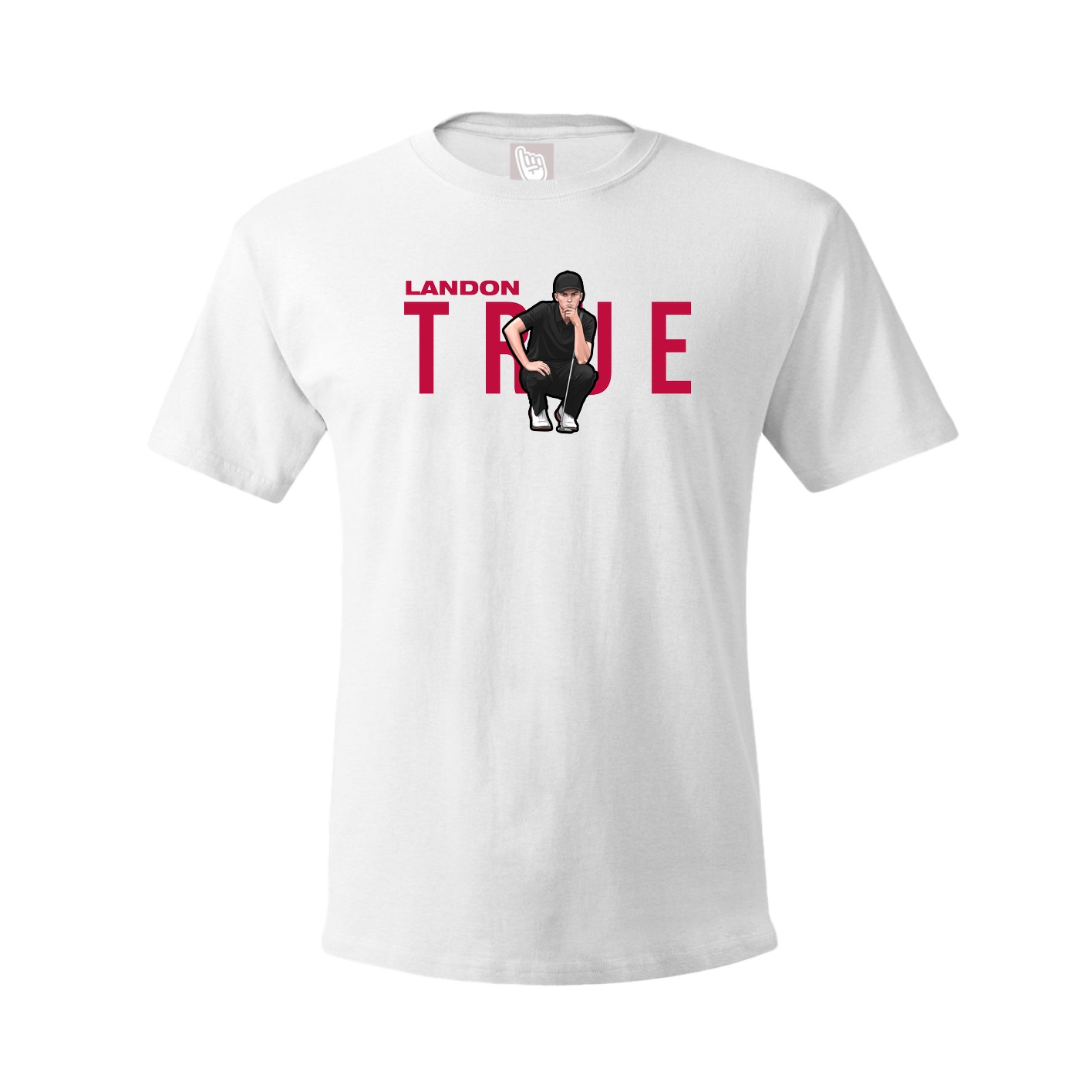 Youth Tee — Player Name in White