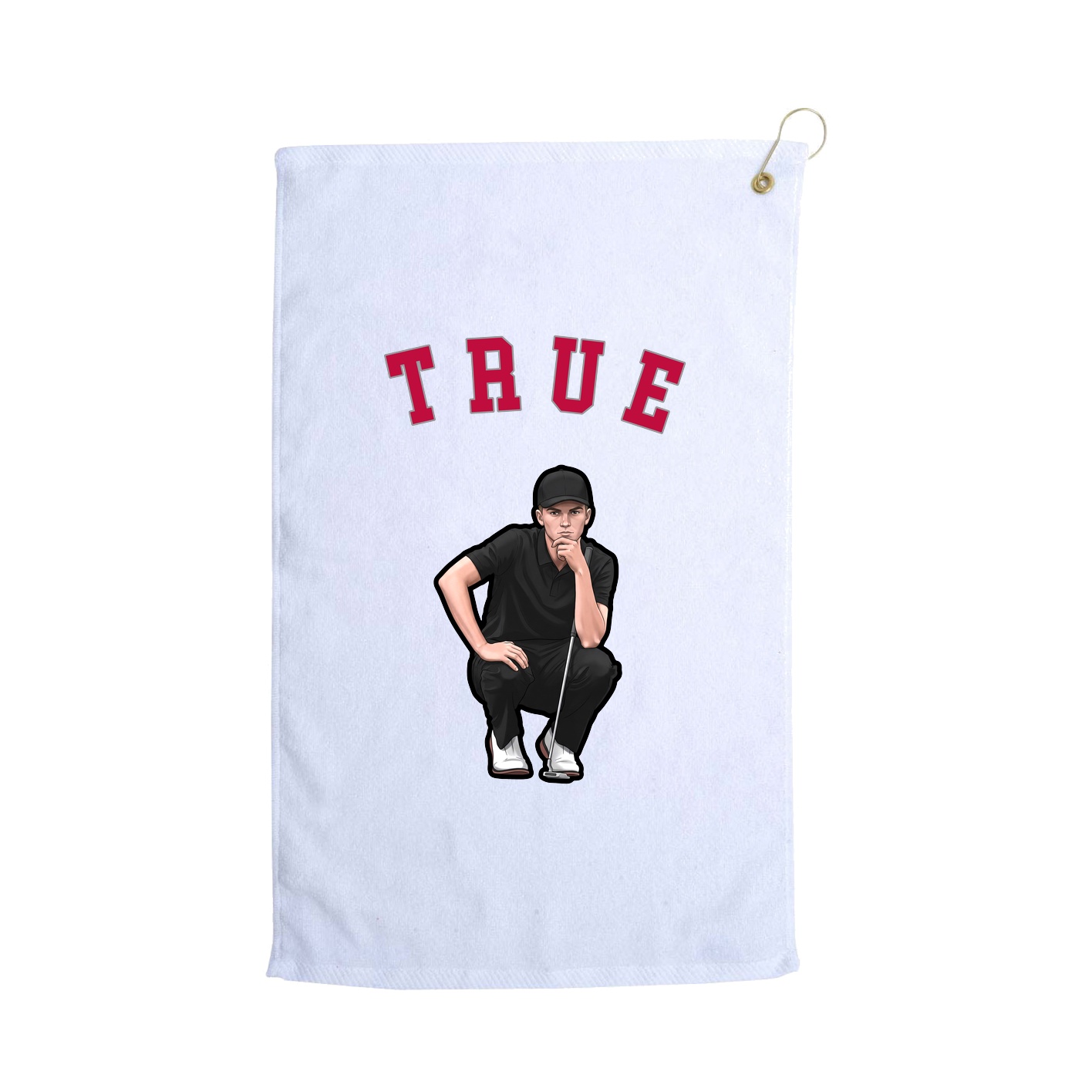 Golf Towel — Shirsey Arch in White