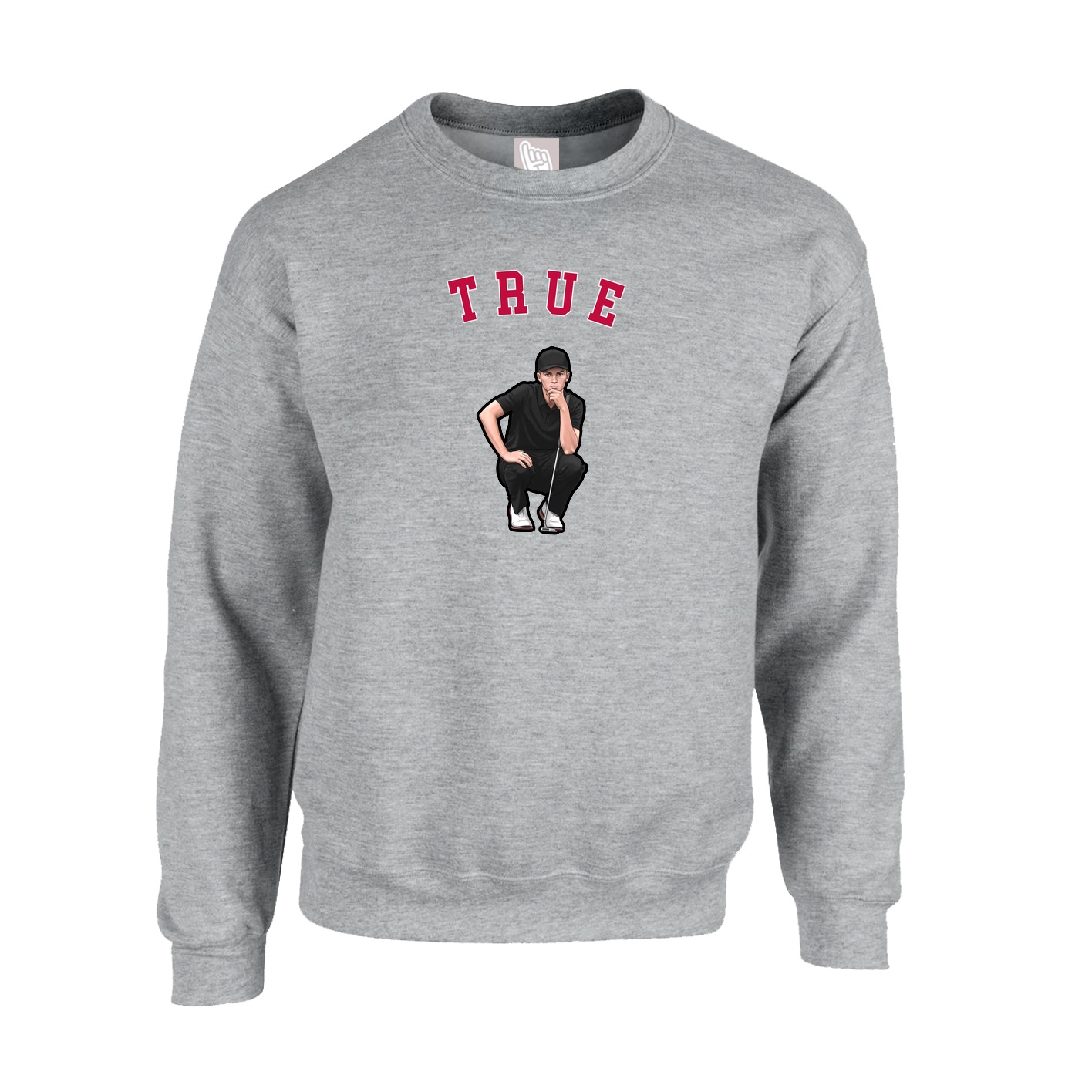 Fleece Crew — Shirsey Arch in Grey