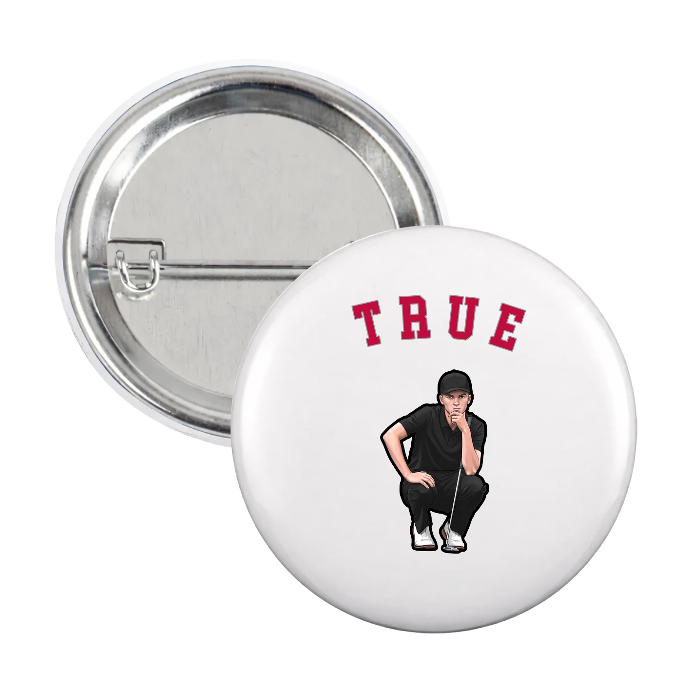Game Day Button — Shirsey Arch in White