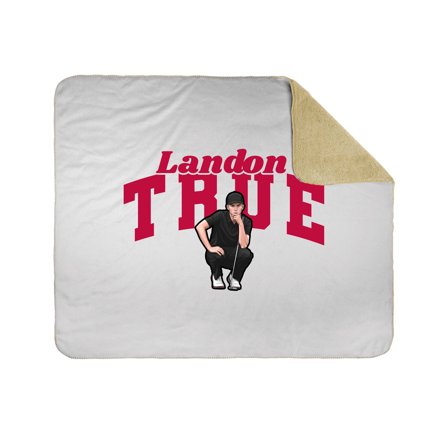 Throw Blanket — Signature Arch in White