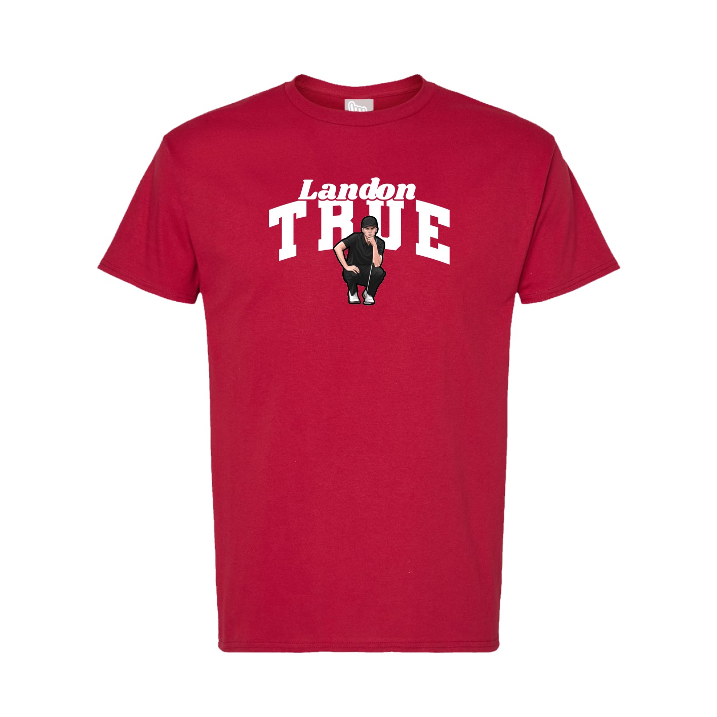 Tee — Signature Arch in Crimson