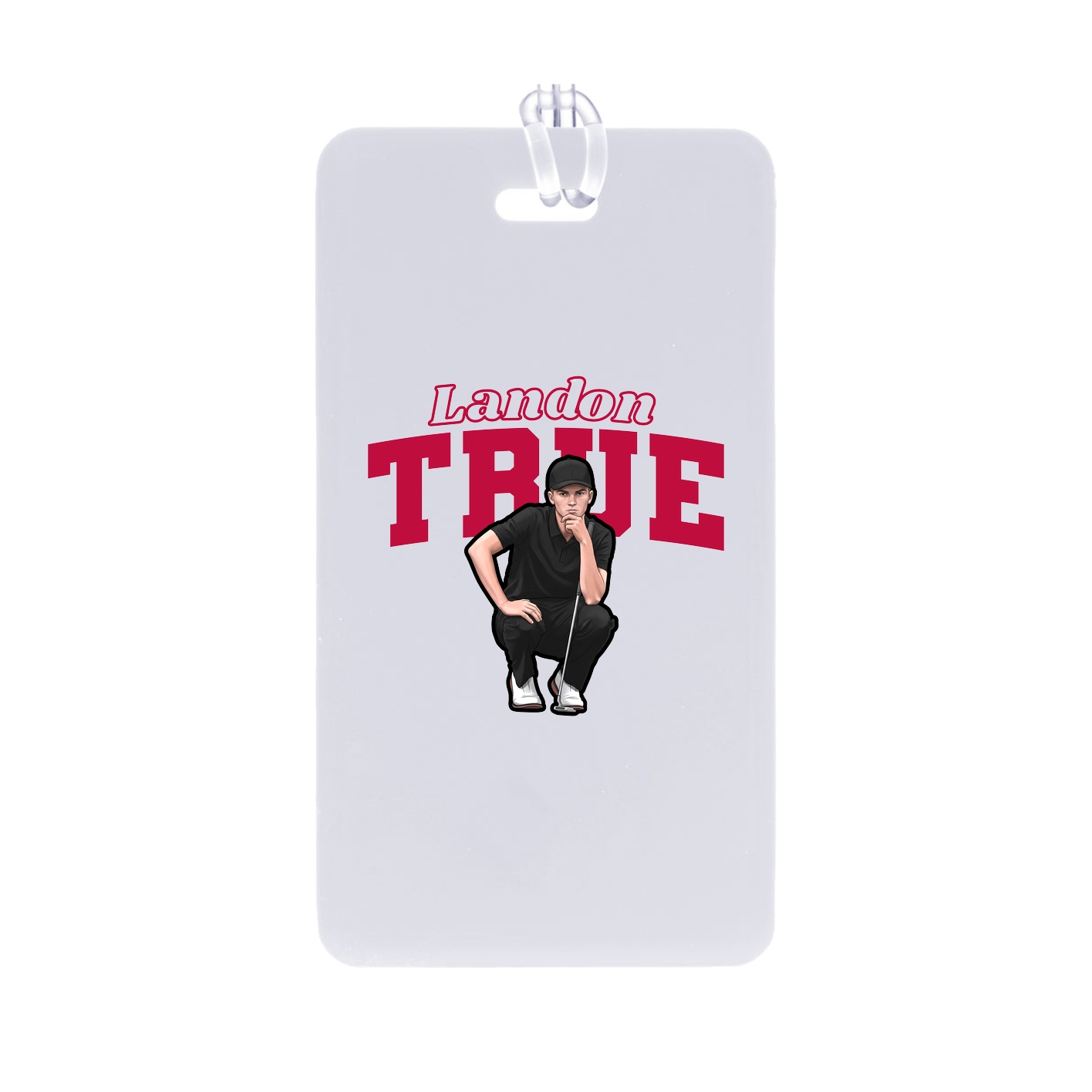 Bag Tag — Name Arch in Classic