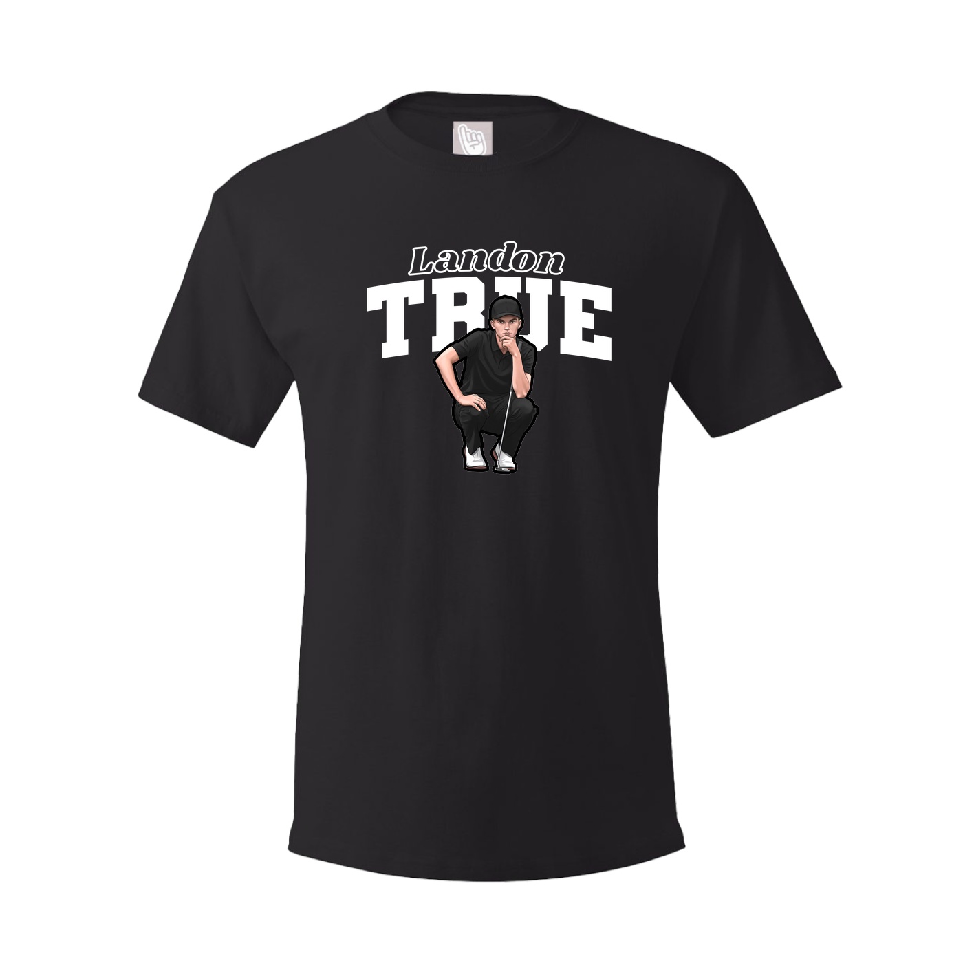Youth Tee — Name Arch in Black