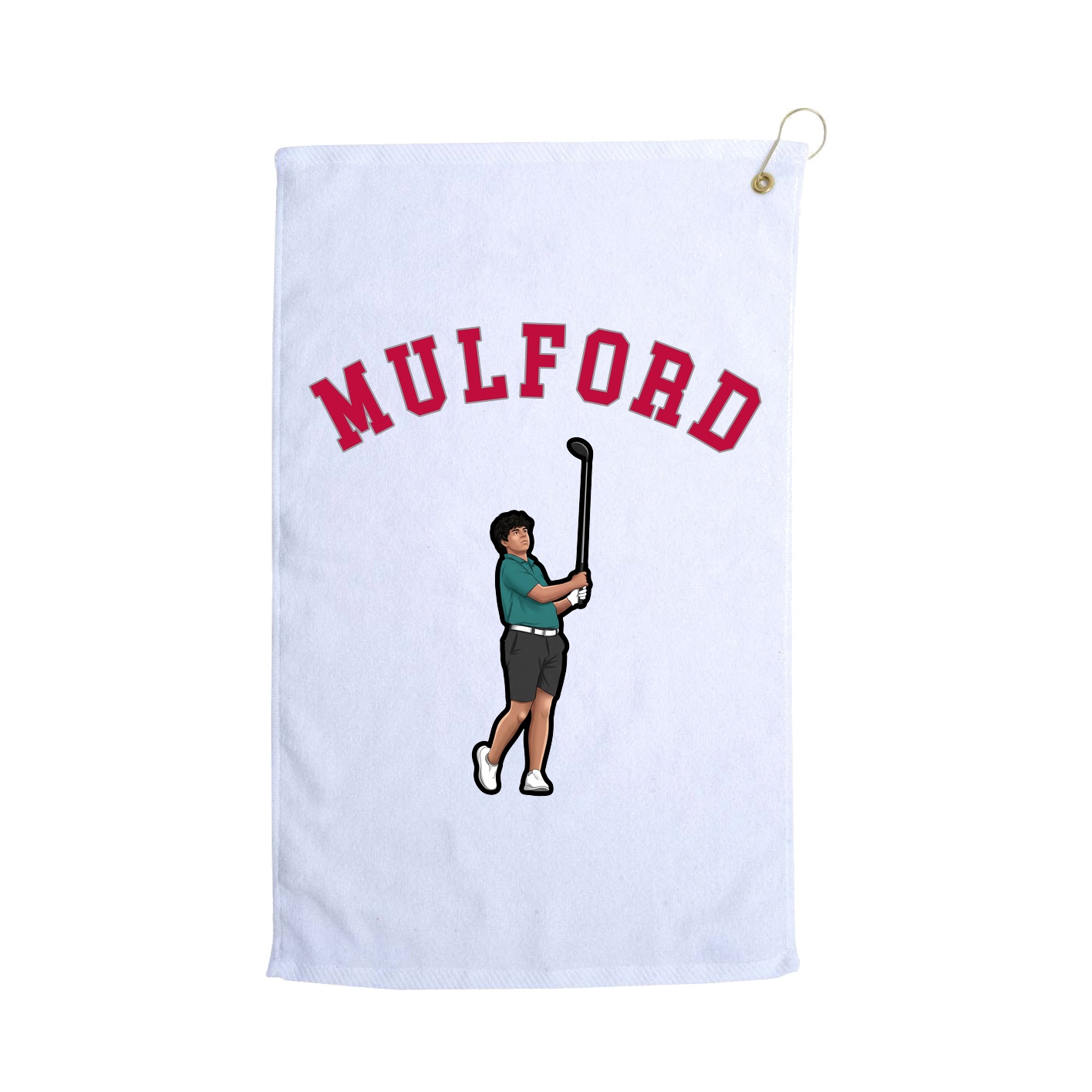 Golf Towel — Shirsey Arch in White