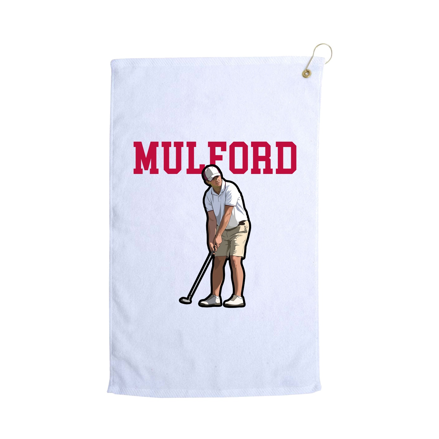 Golf Towel — Shirsey in White