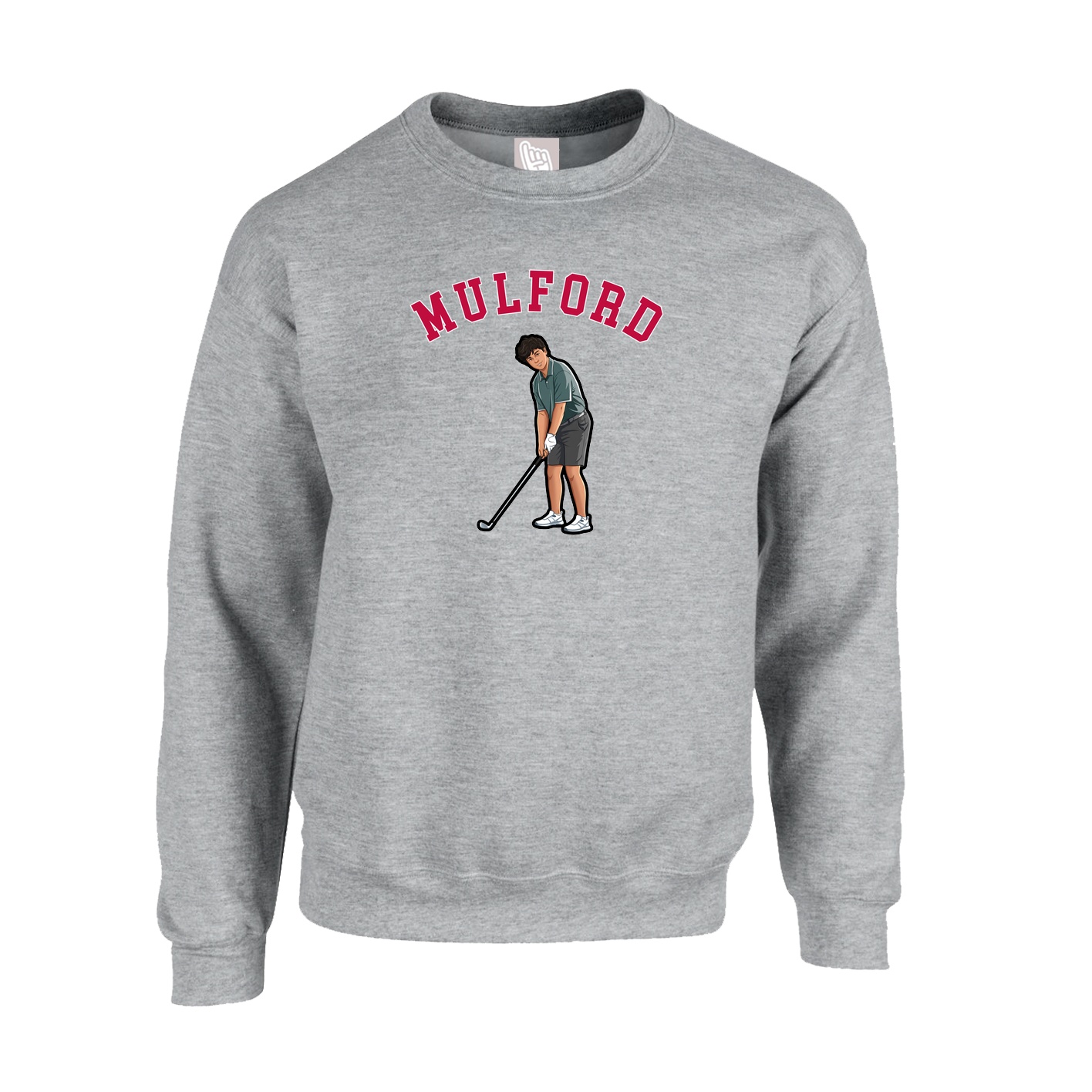 Fleece Crew — Shirsey Arch in Grey