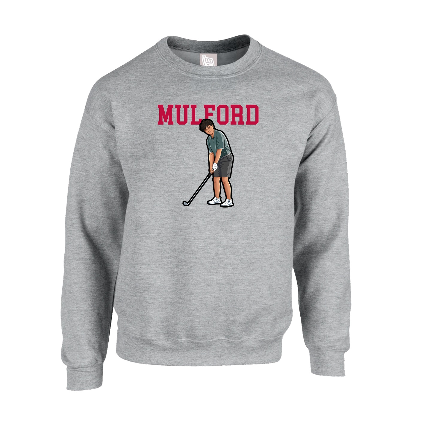Fleece Crew — Shirsey in Grey