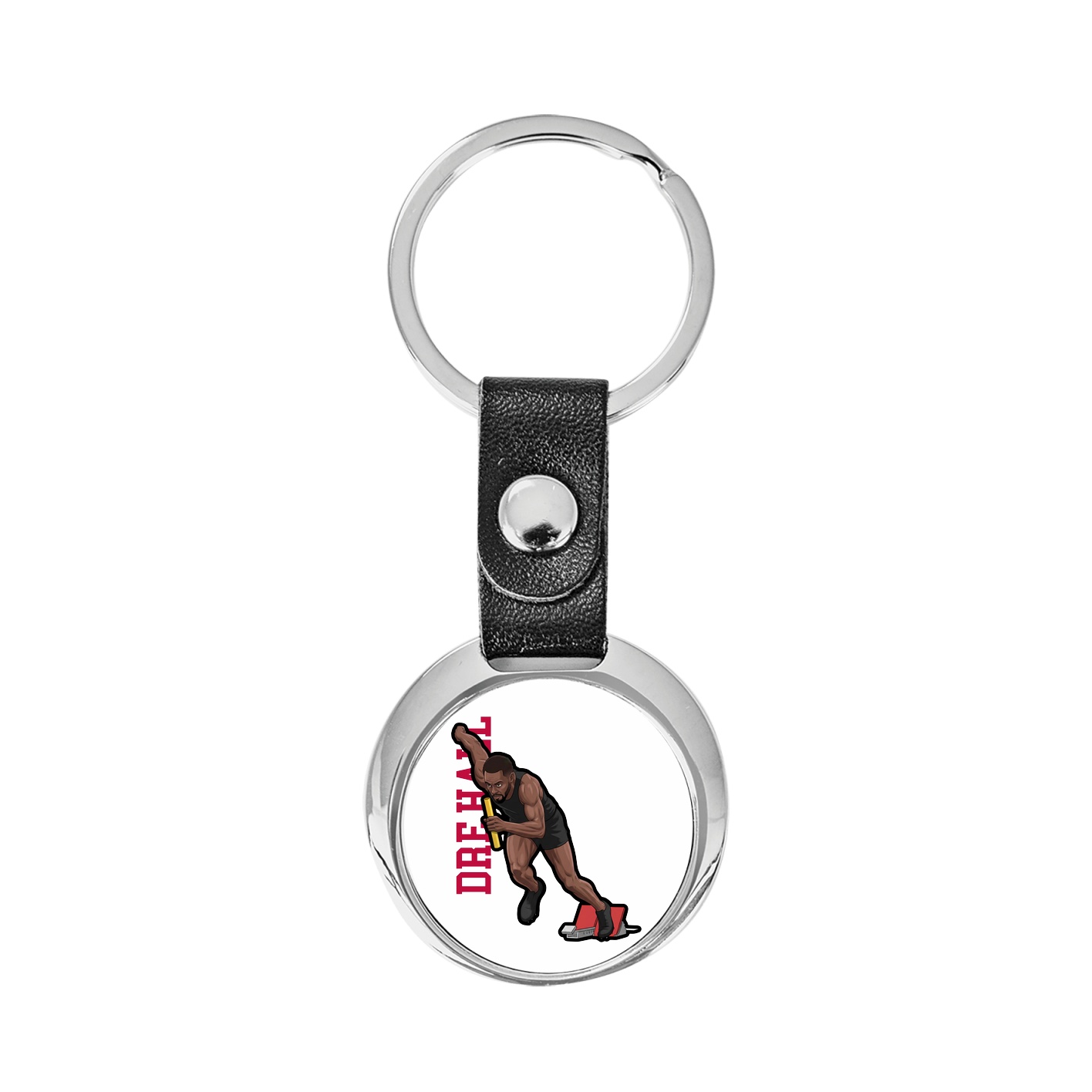 Key Chain — Name Vertical in Classic
