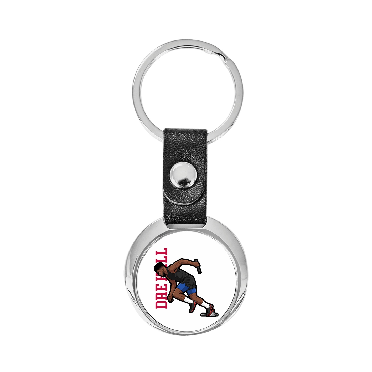 Key Chain — Name Vertical in Classic
