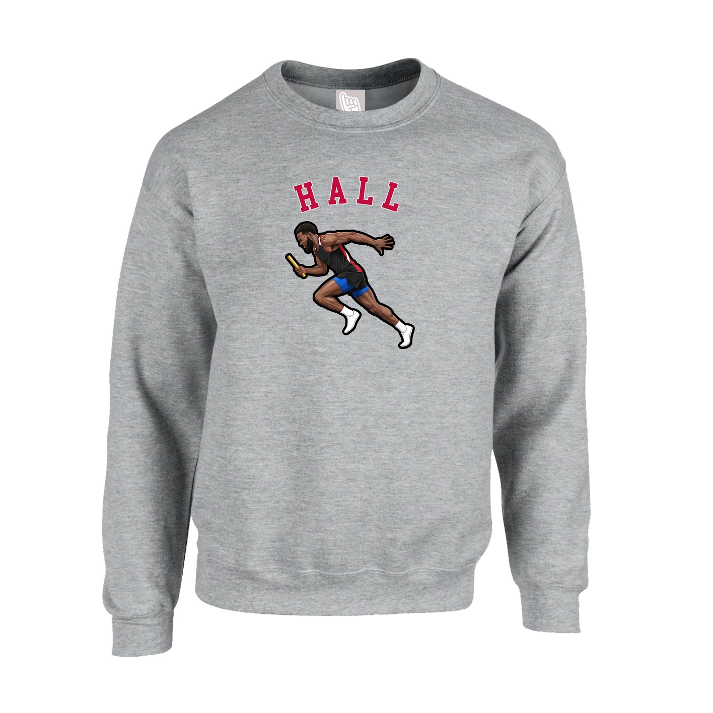 Fleece Crew — Shirsey Arch in Grey