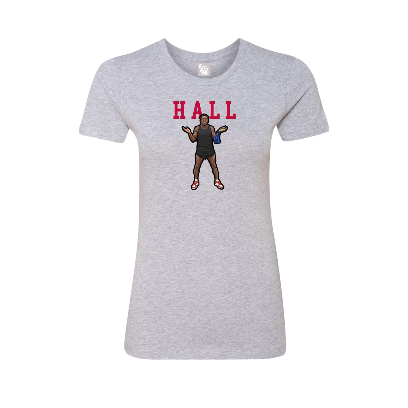 Fitted Women's Tee — Shirsey in Grey