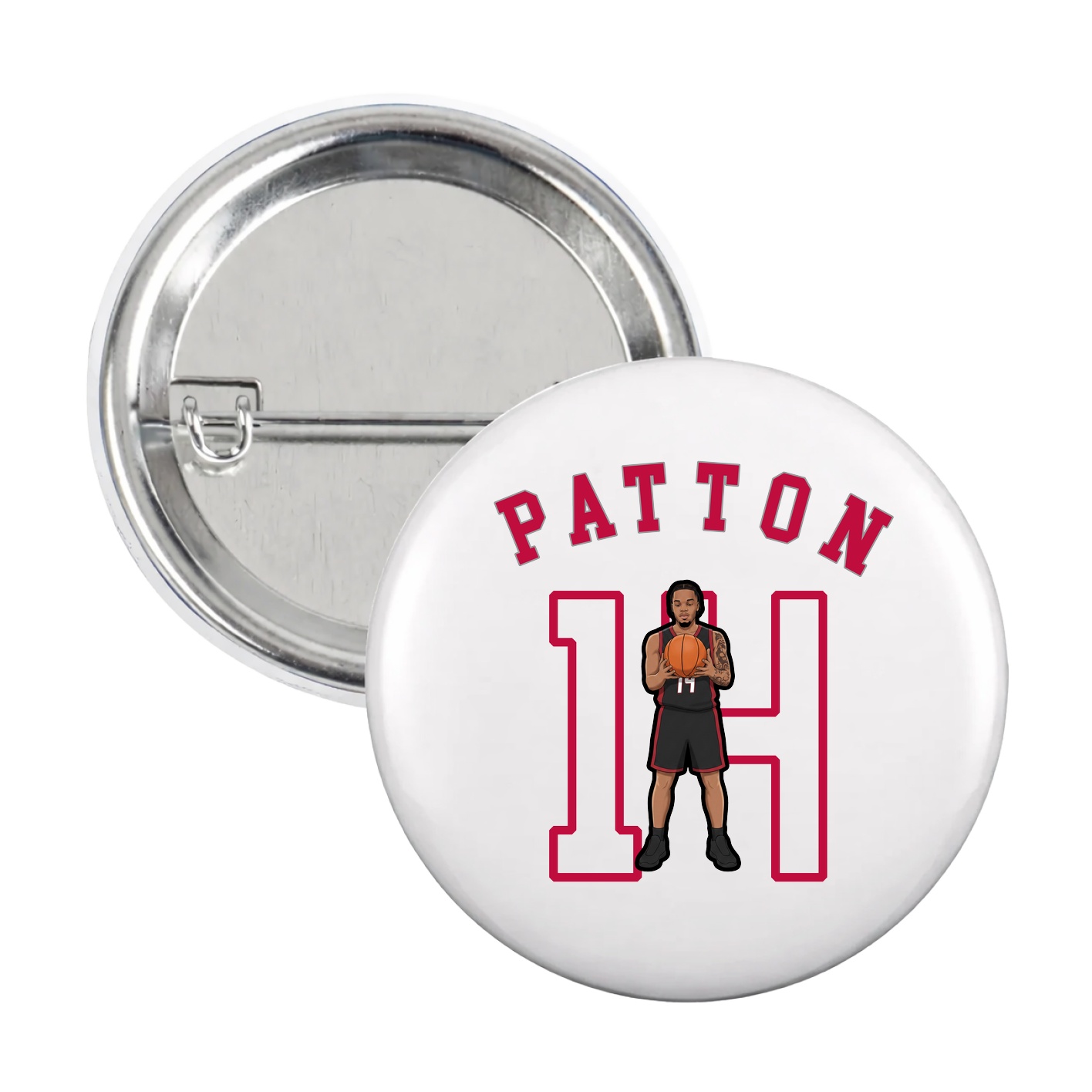 Game Day Button — Shirsey Arch in White