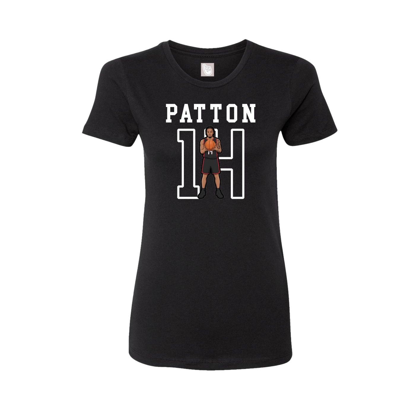 Fitted Women's Tee — Shirsey in Black