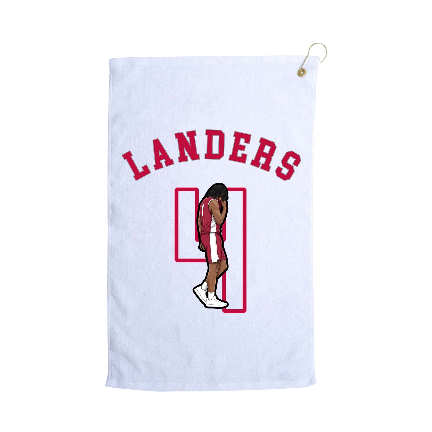 Golf Towel — Shirsey Arch in White