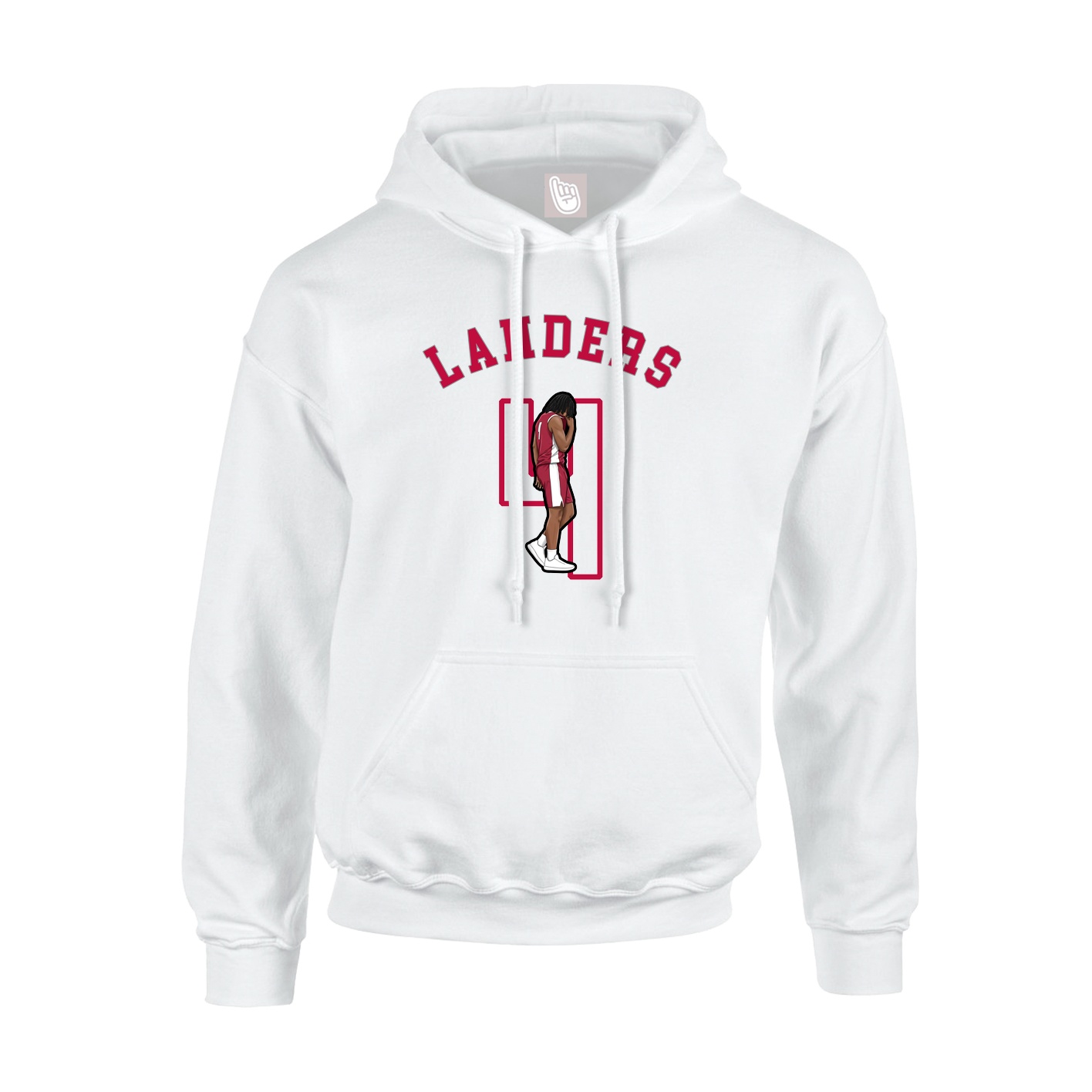 Youth Hoodie — Shirsey Arch in White