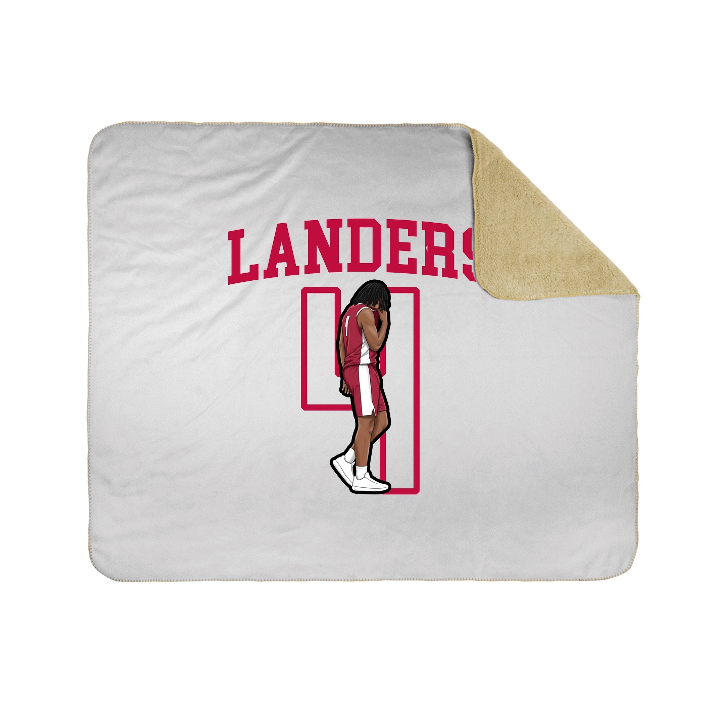 50x60 Sherpa Lined Throw Blanket