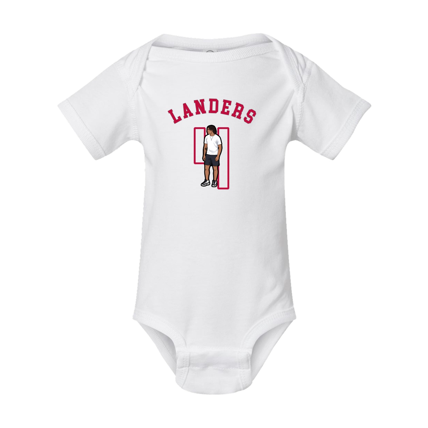 Baby Onesie — Shirsey Arch in White