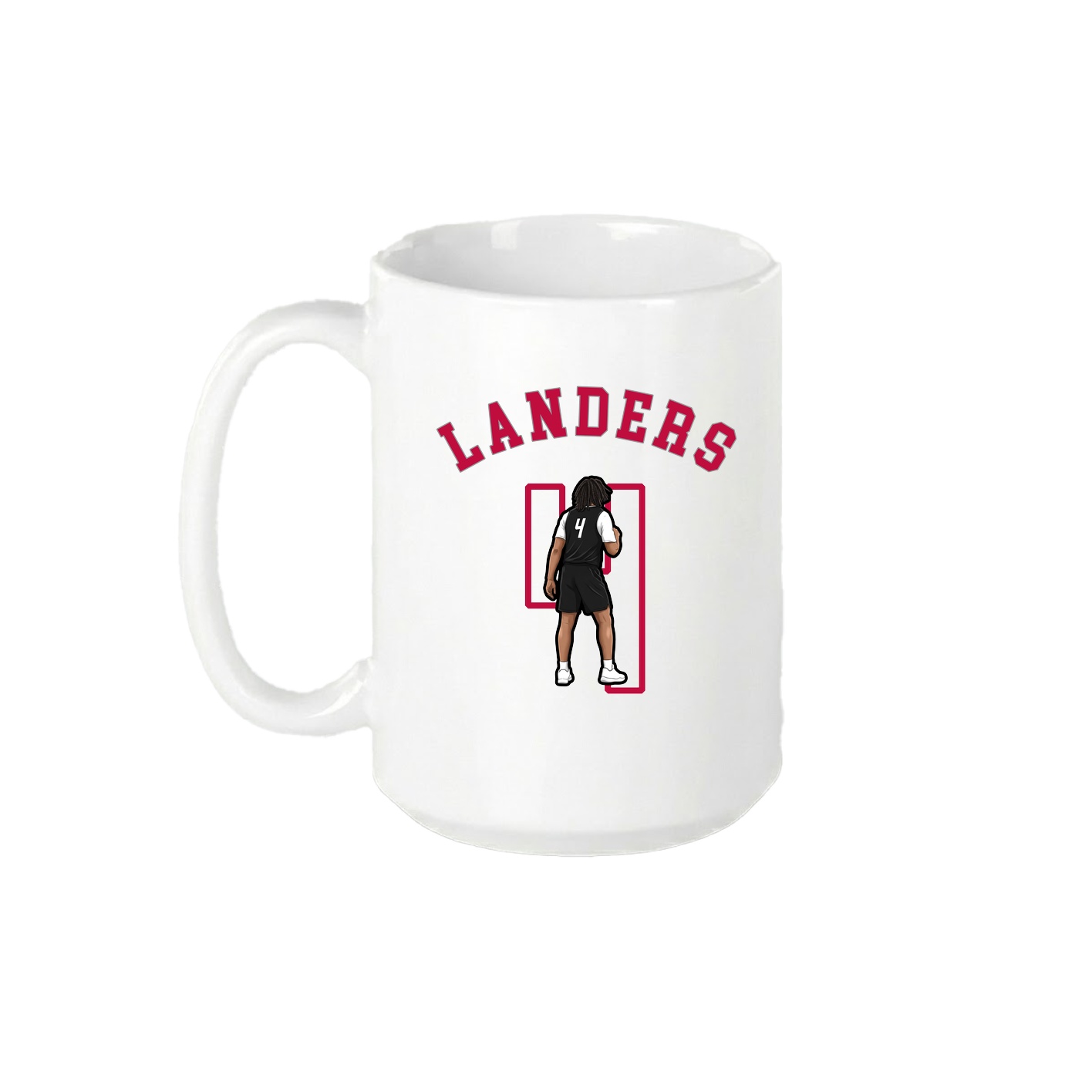 15oz Coffee Mug — Shirsey Arch in White