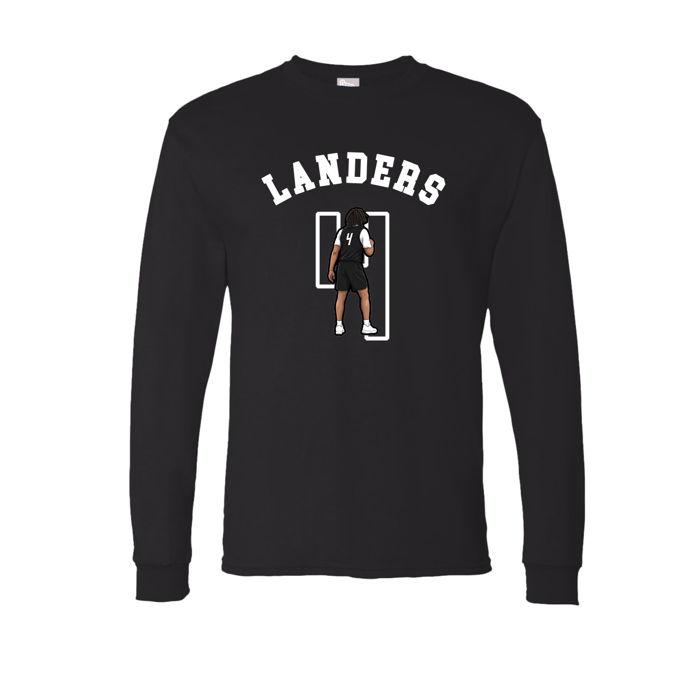 Long Sleeve Tee — Shirsey Arch in Black