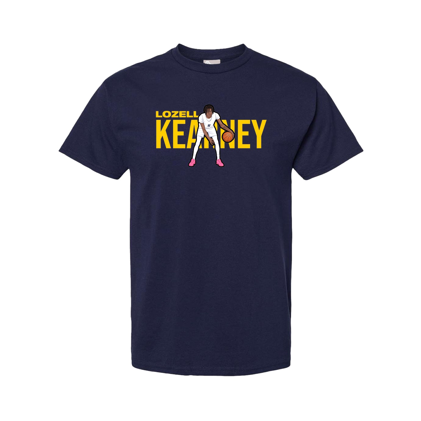 Youth Tee — Player Name in Navy