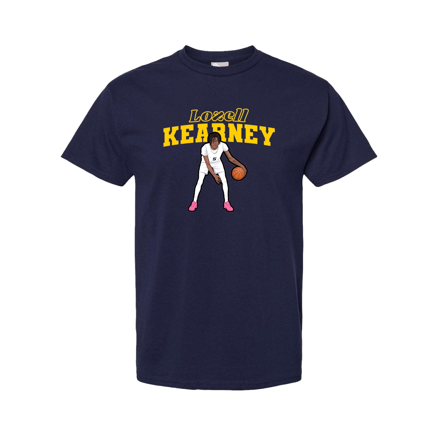 Tee — Name Arch in Navy