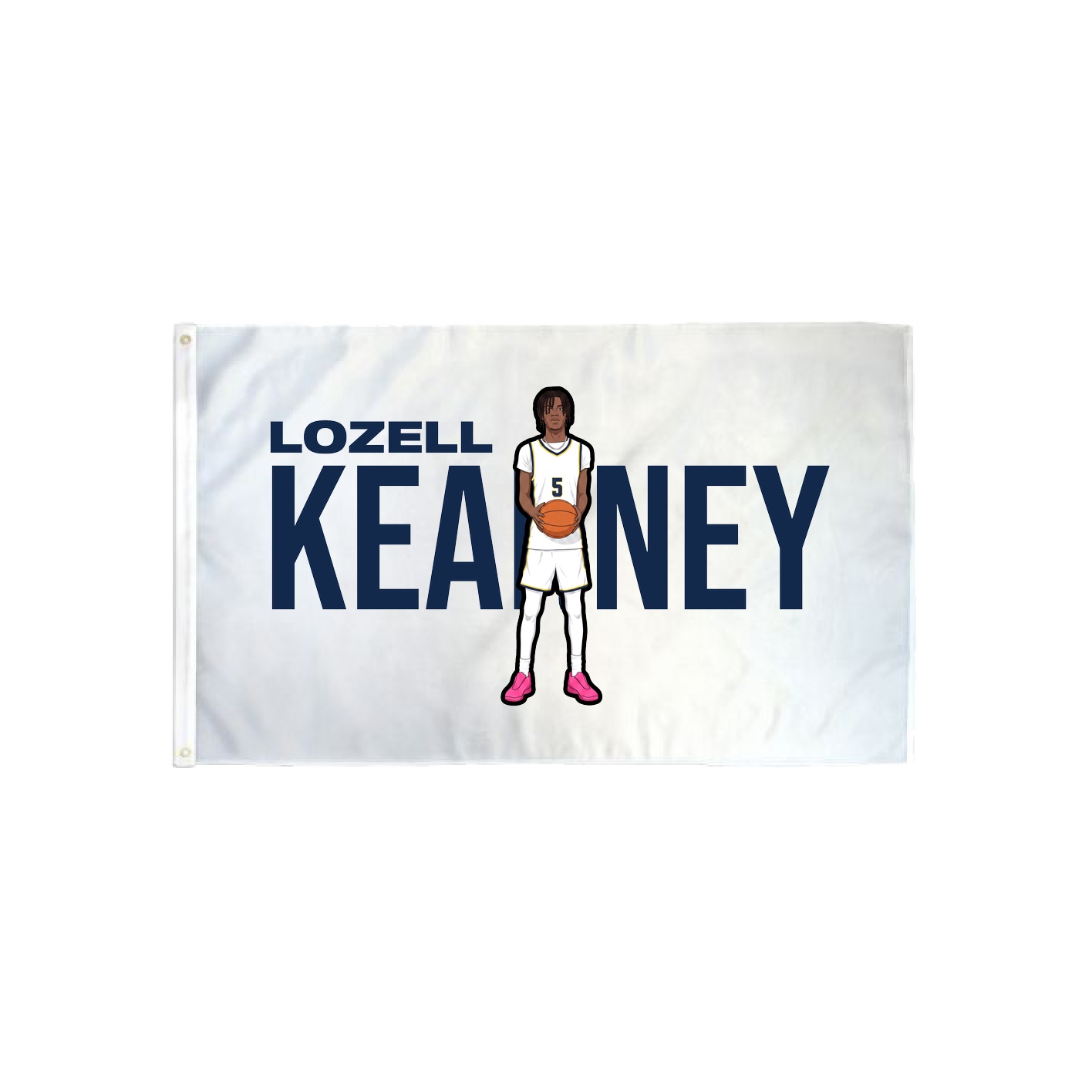 3x5 Flag — Player Name in Classic