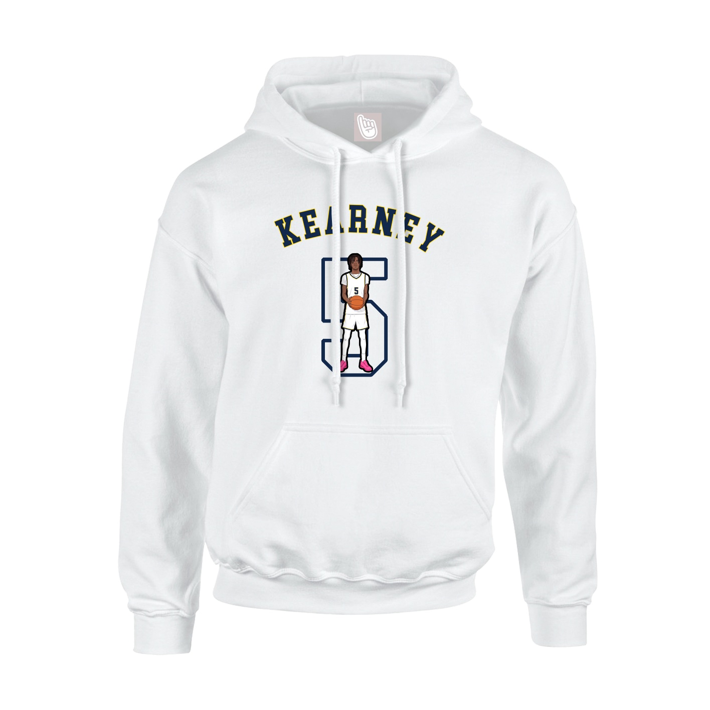 Youth Hoodie — Shirsey Arch in White