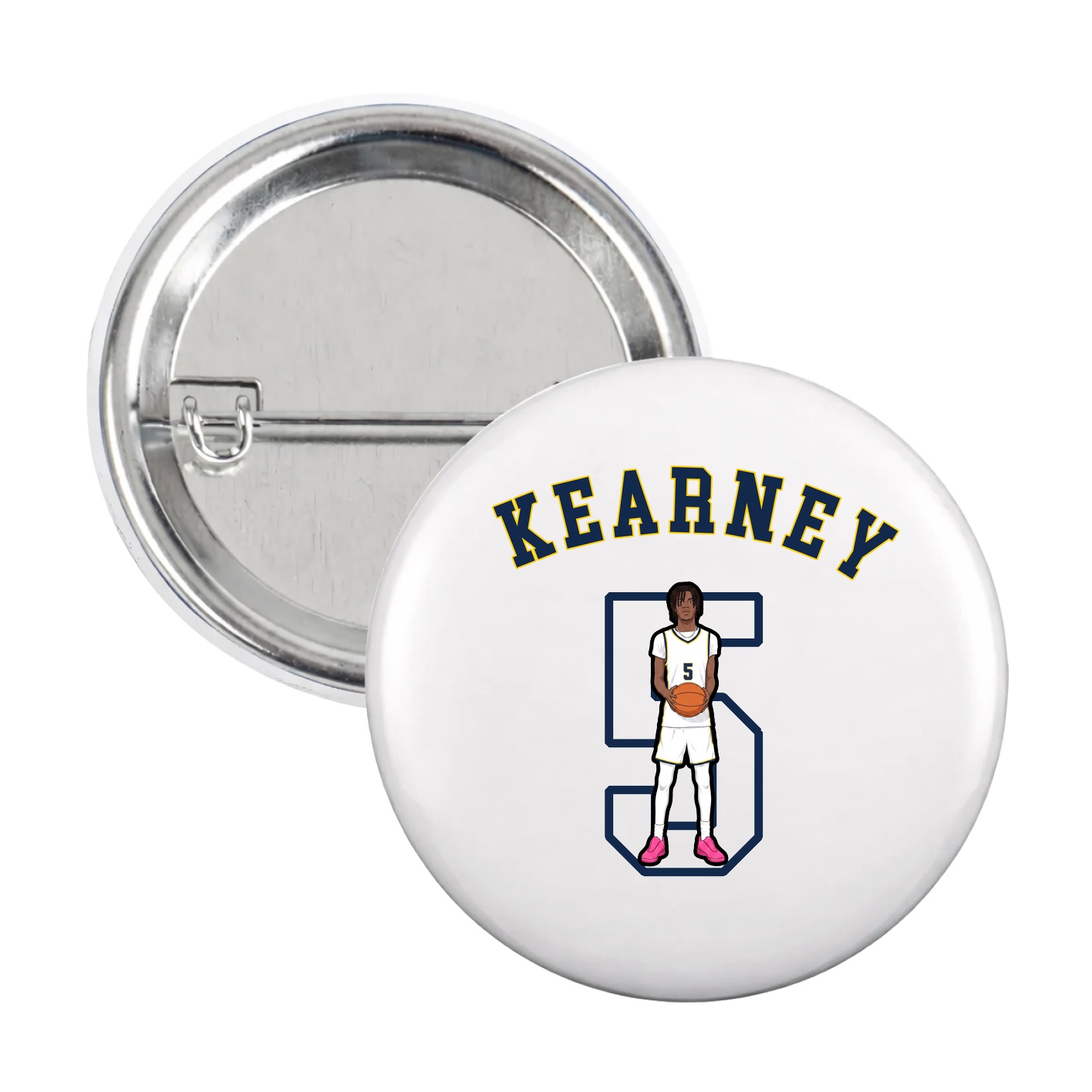 Game Day Button — Shirsey Arch in White