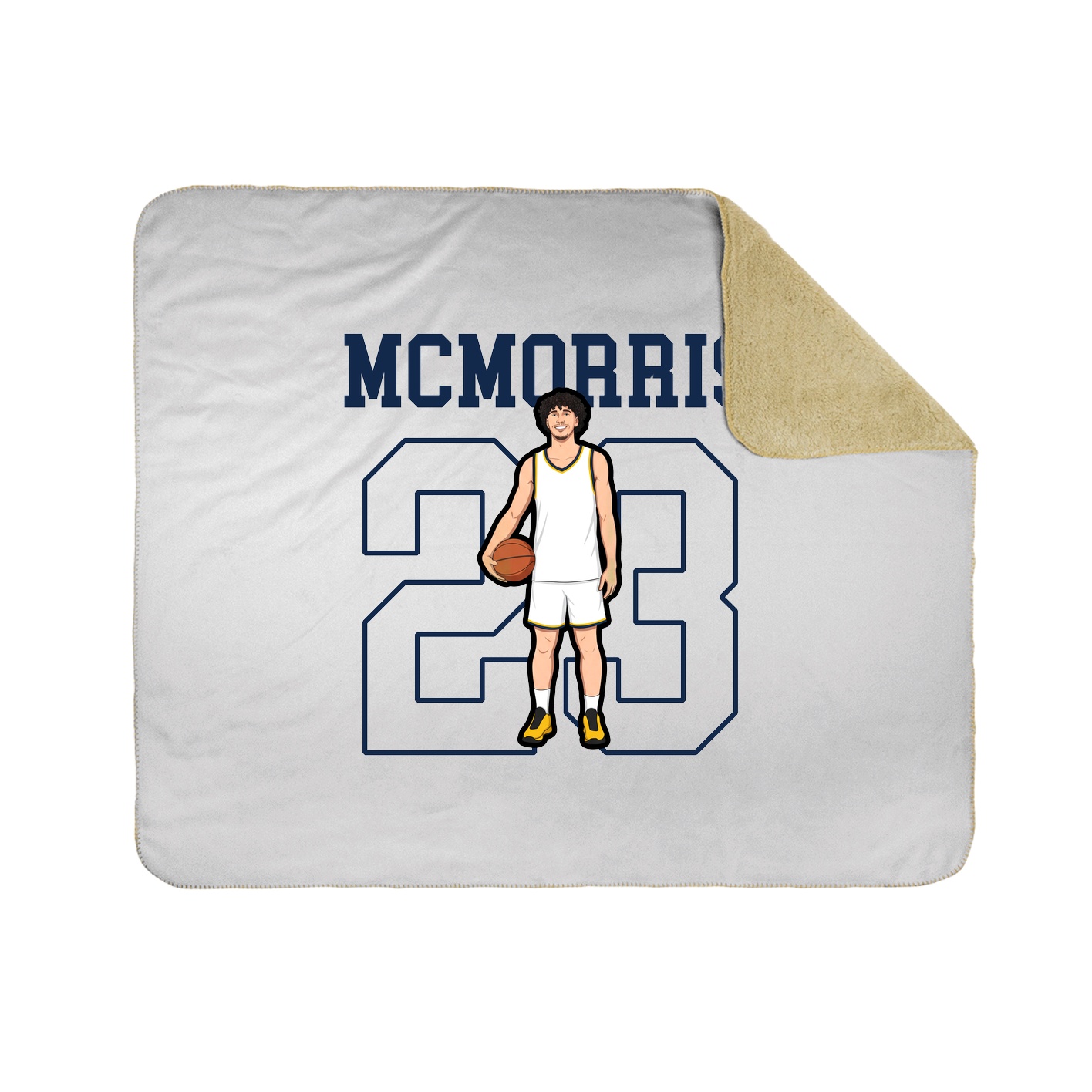 Throw Blanket — Shirsey in White