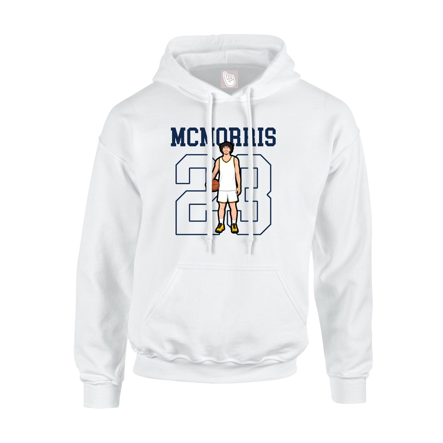 Hoodie — Shirsey in White