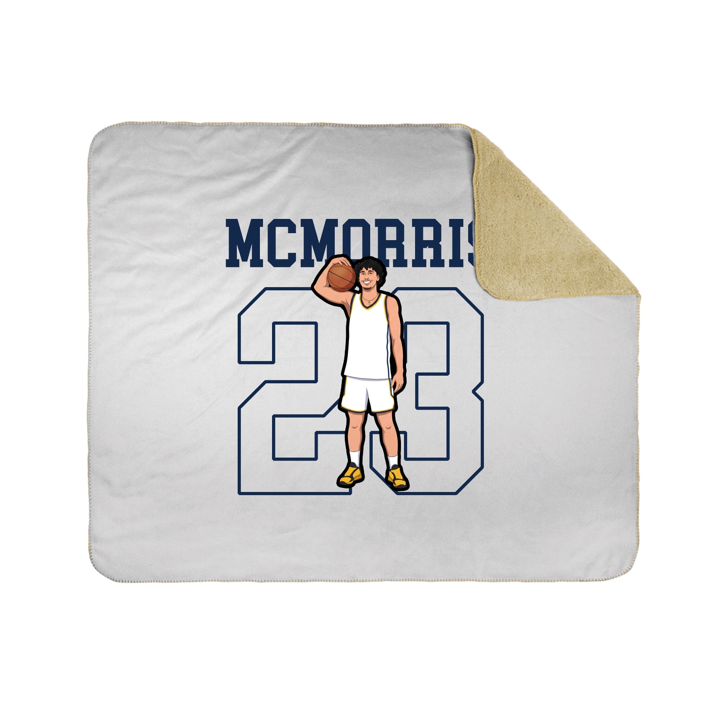 Throw Blanket — Shirsey in White
