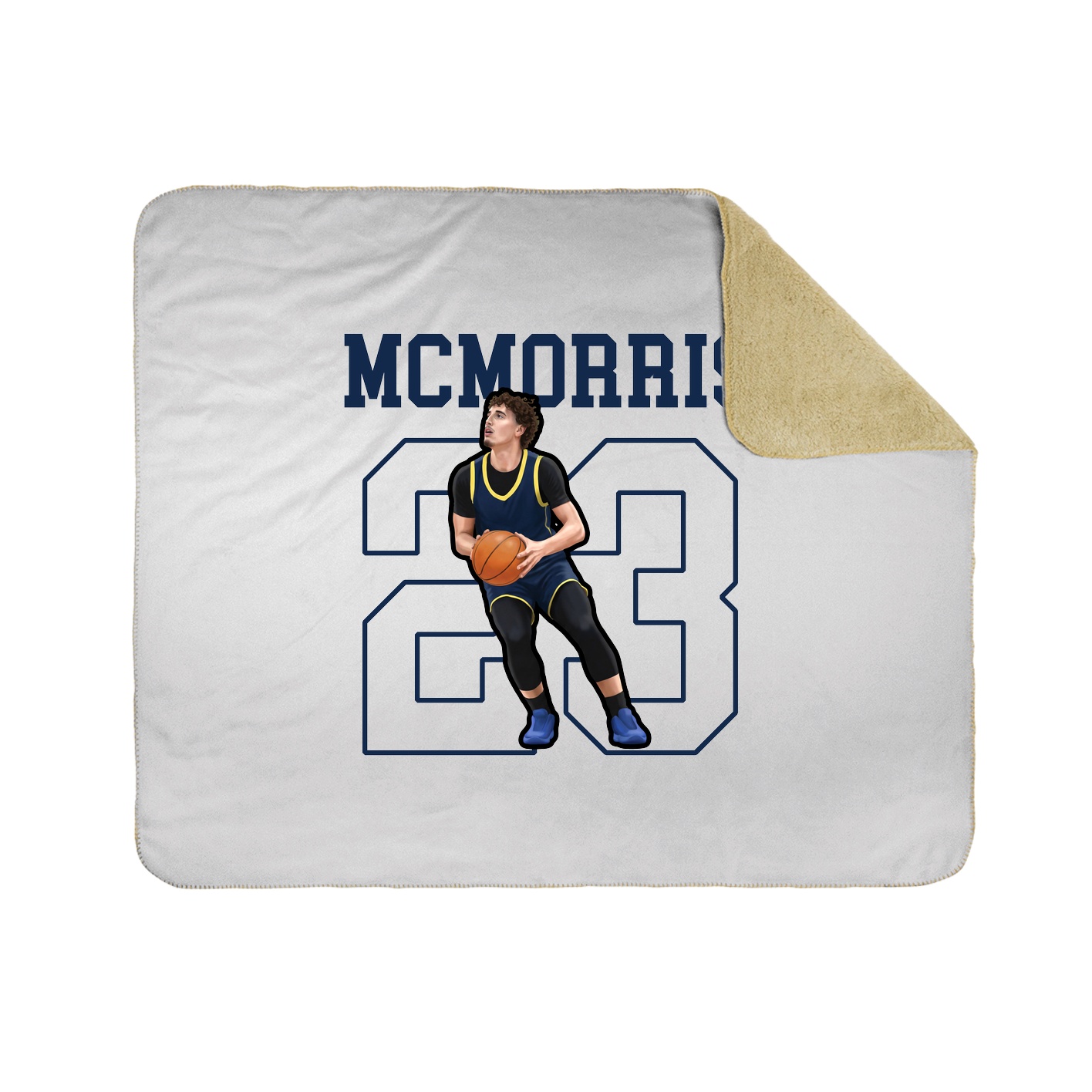 50x60 Sherpa Lined Throw Blanket