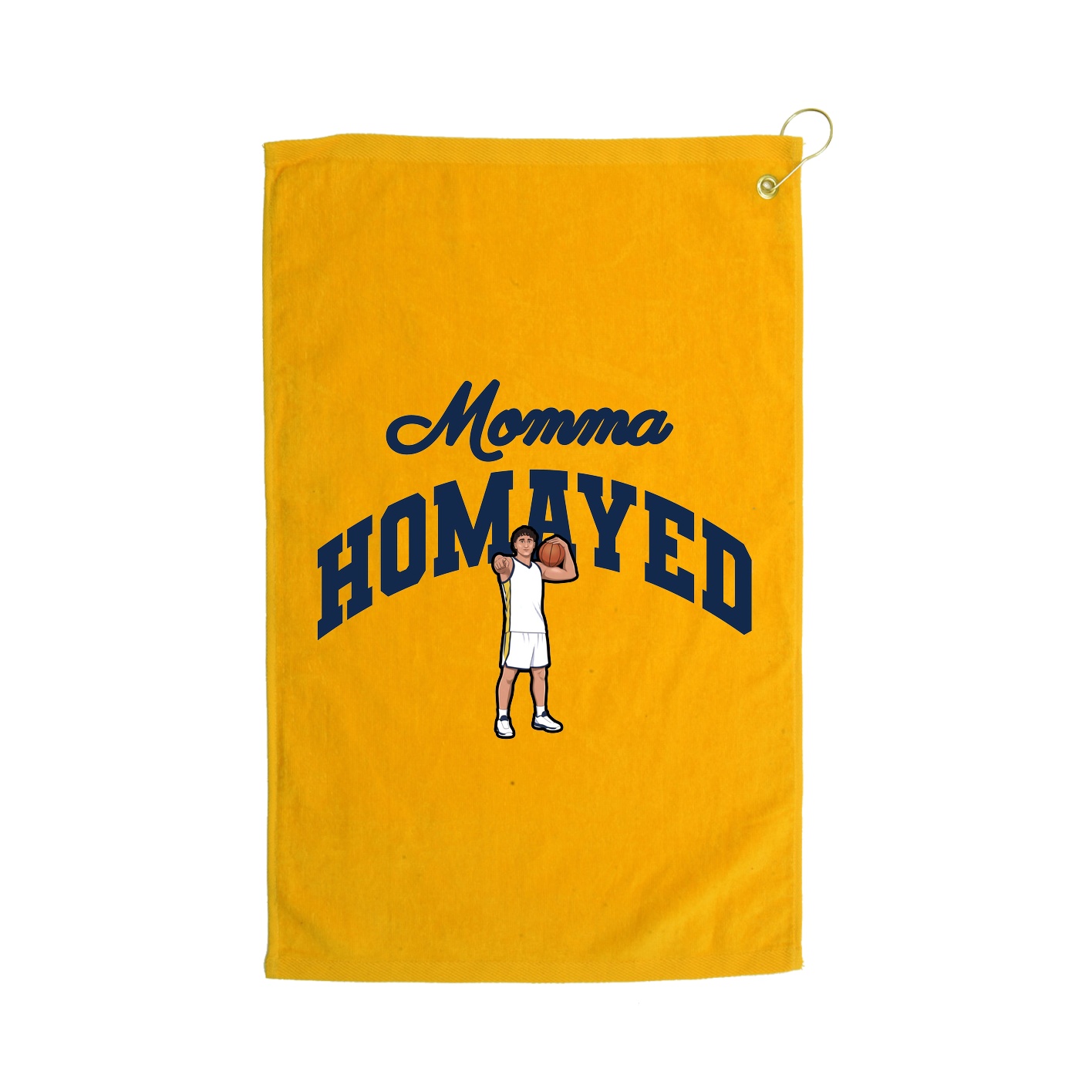 Golf Towel — Mothers Day Arch in Gold