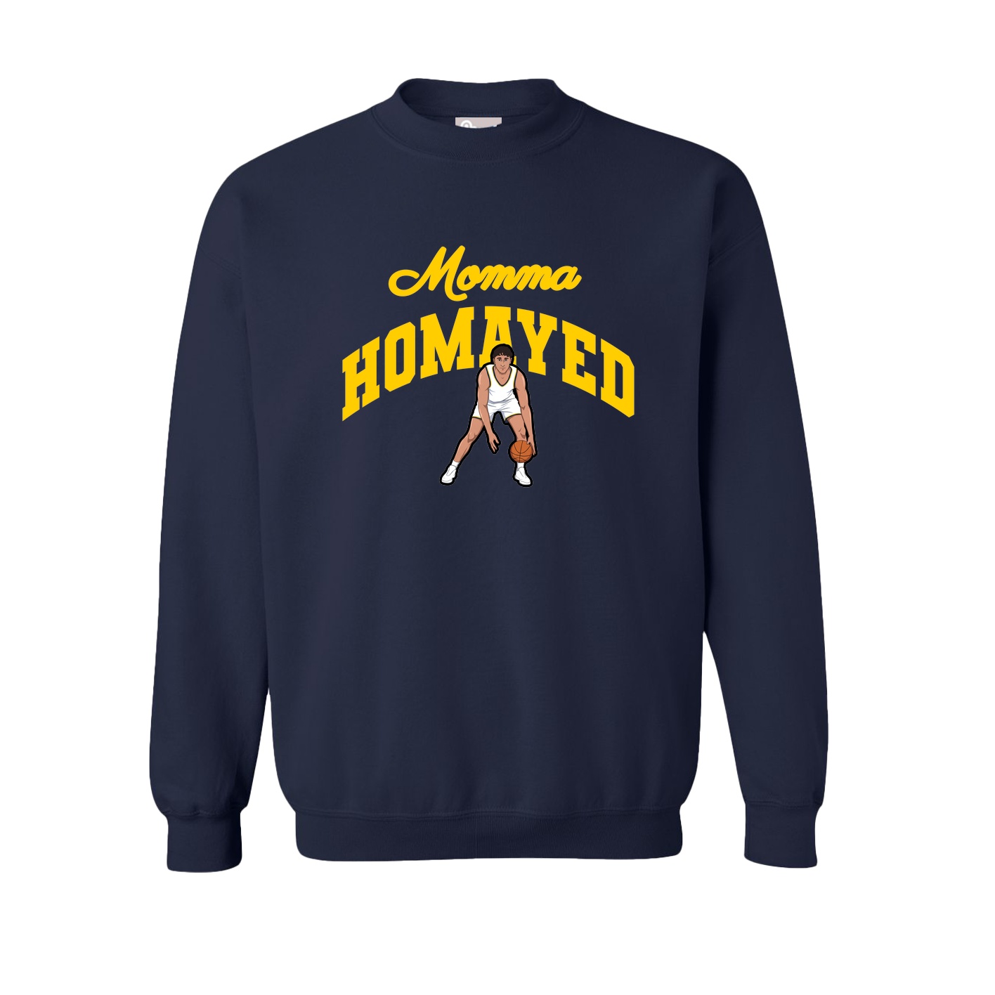 Fleece Crew — Mothers Day Arch in Navy