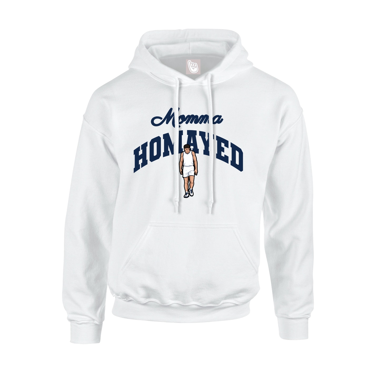 Youth Hoodie — Mothers Day Arch in White