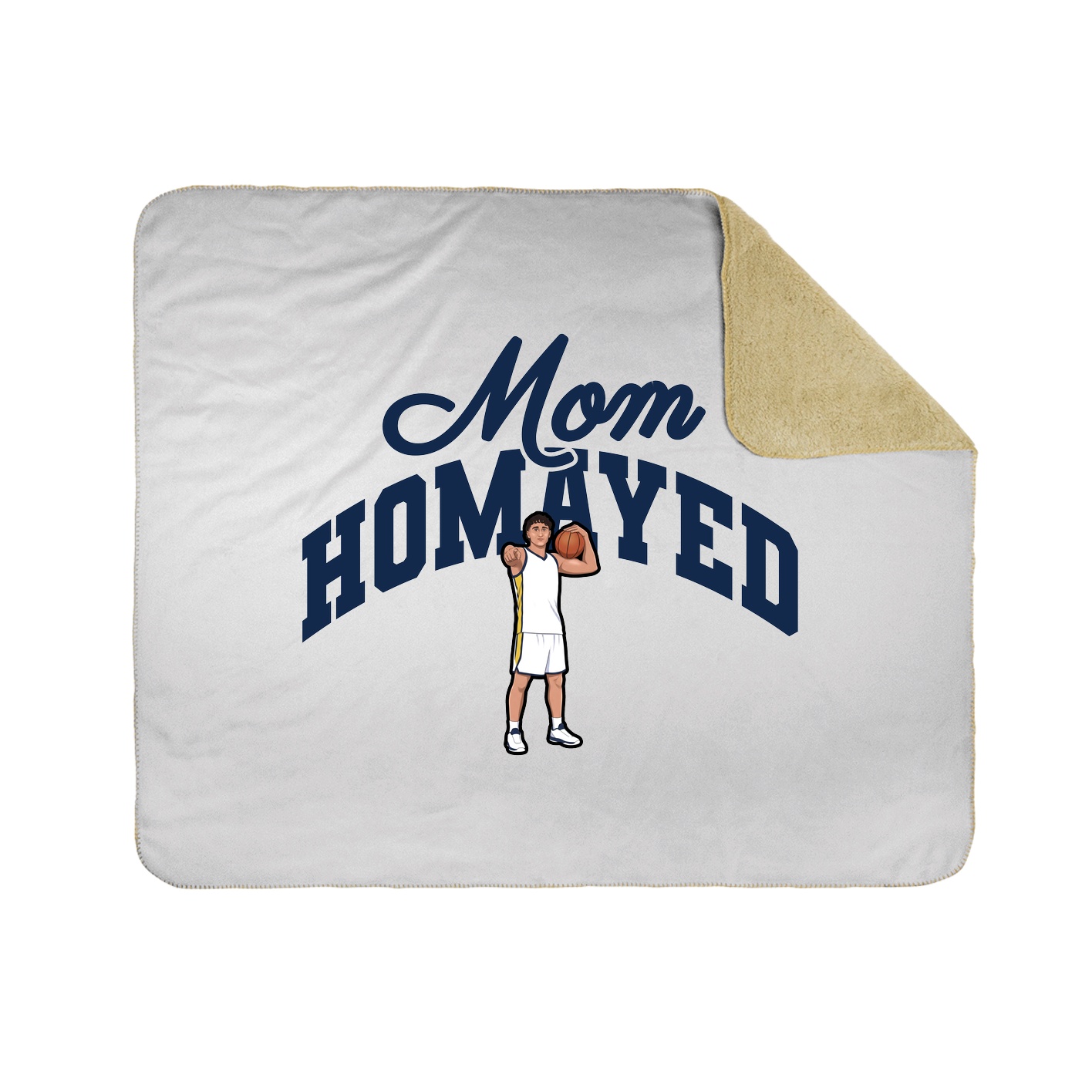 Throw Blanket — Mothers Day Arch in White
