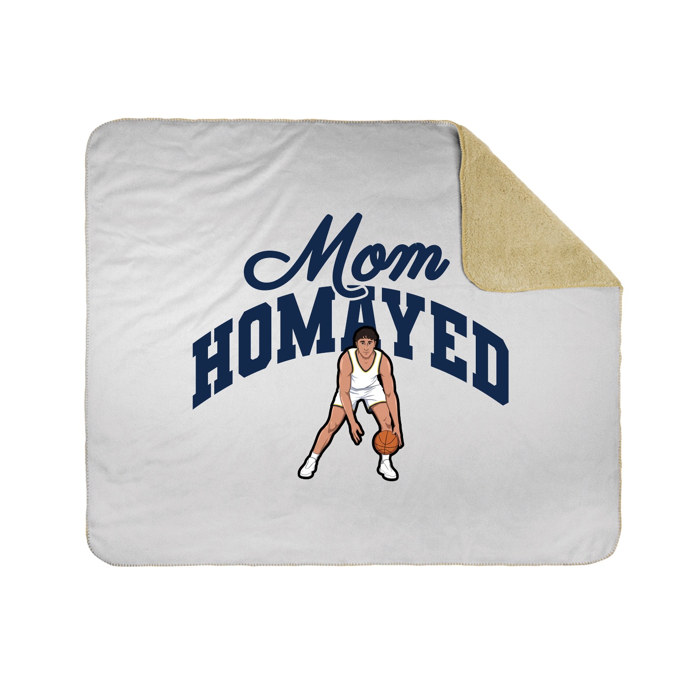 Throw Blanket — Mothers Day Arch in White