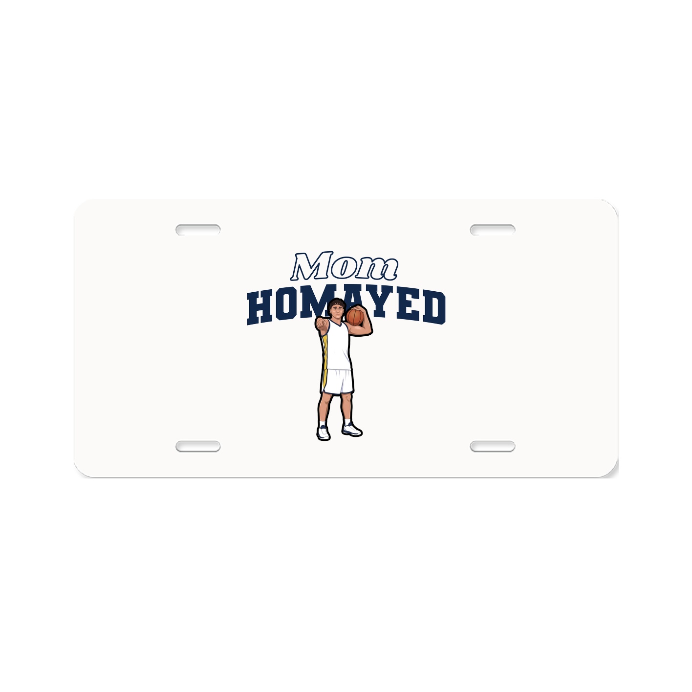 License Plate — Mothers Day Block in Classic