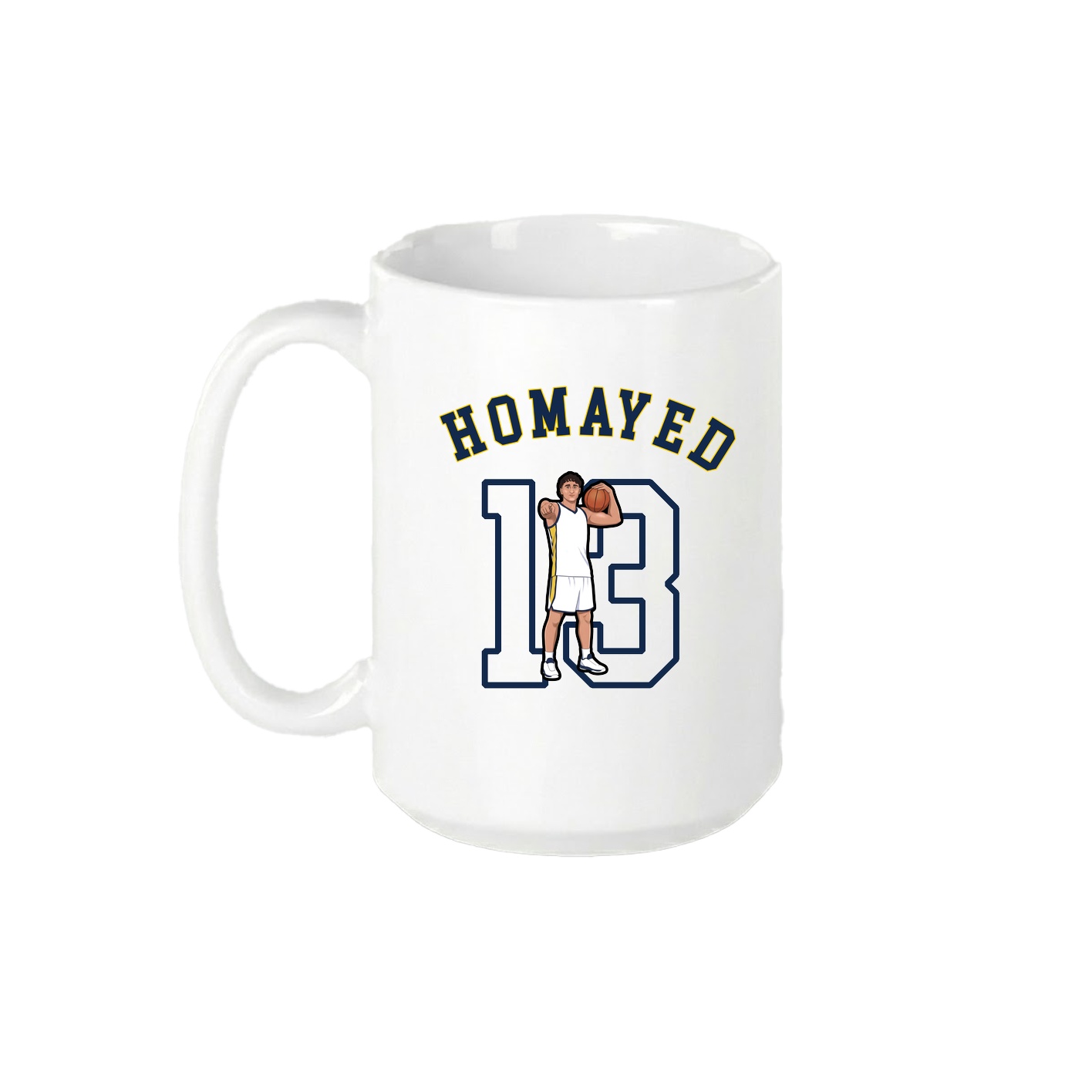 15oz Coffee Mug — Shirsey Arch in White