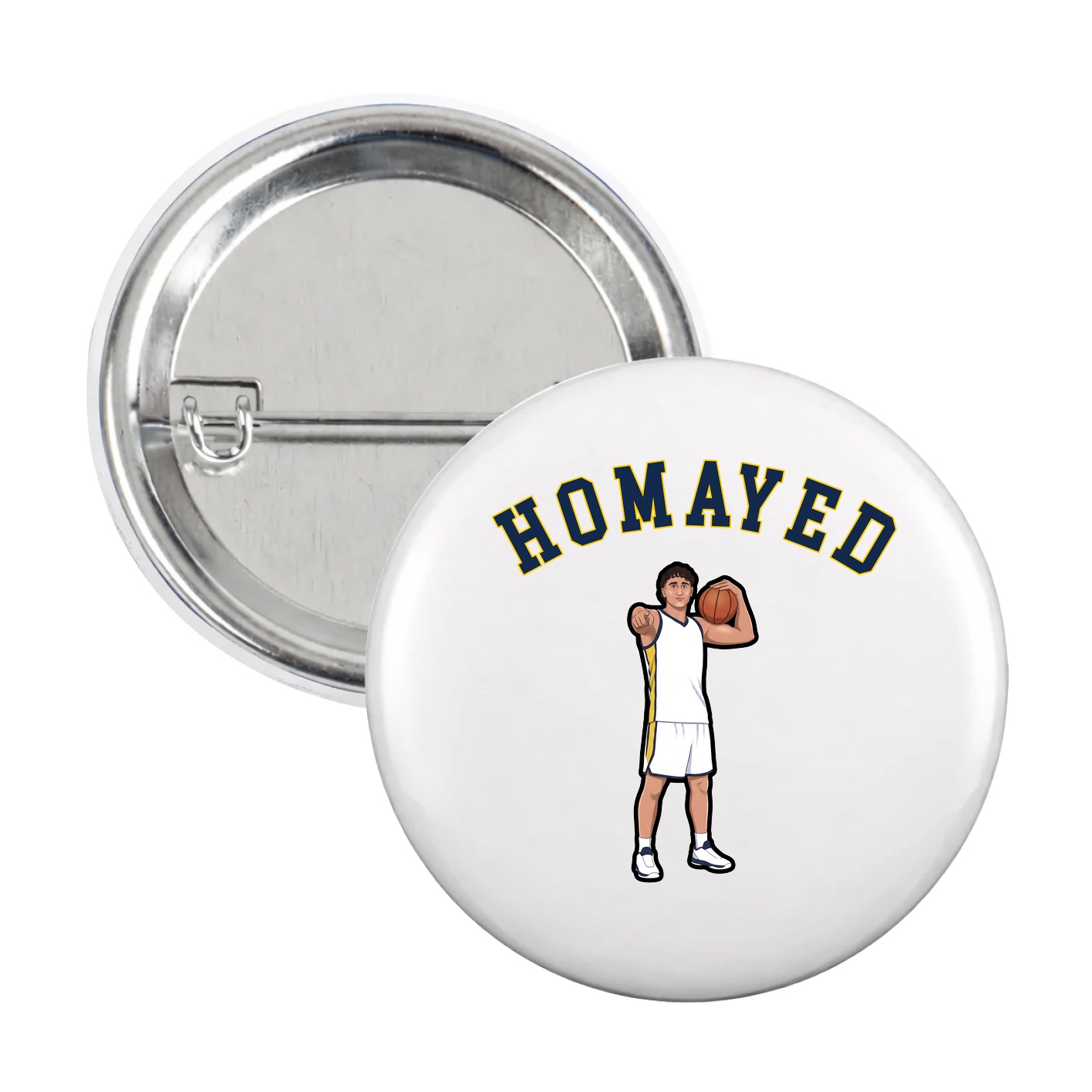 Game Day Button — Shirsey Arch in White