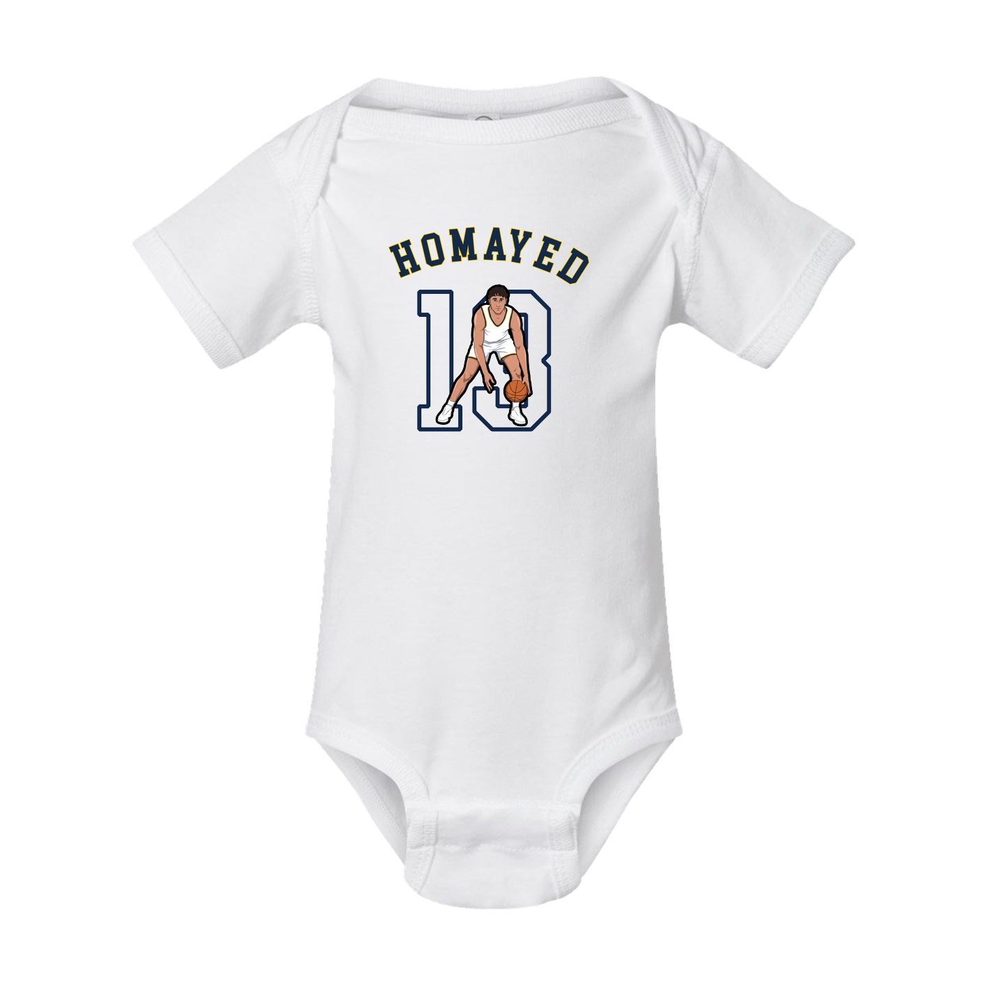 Baby Onesie — Shirsey Arch in White