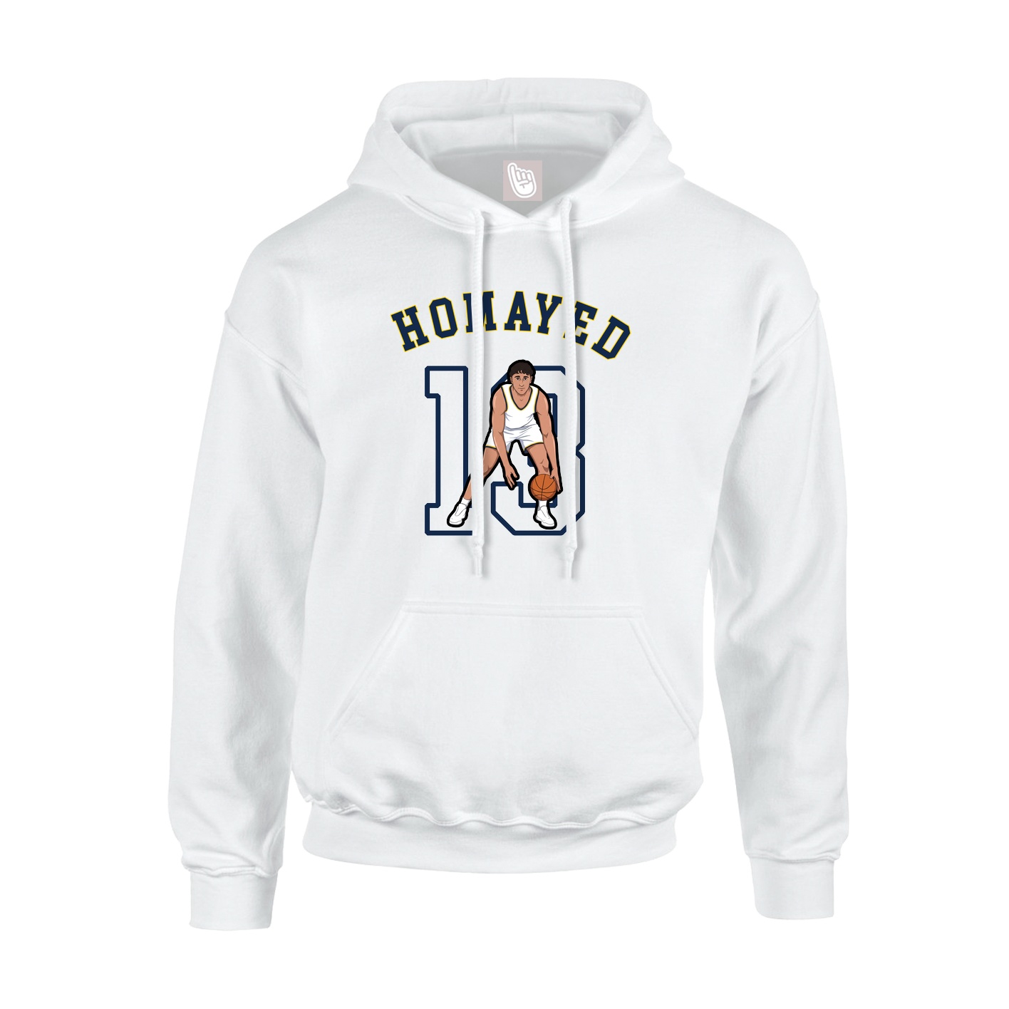 Youth Hoodie — Shirsey Arch in White