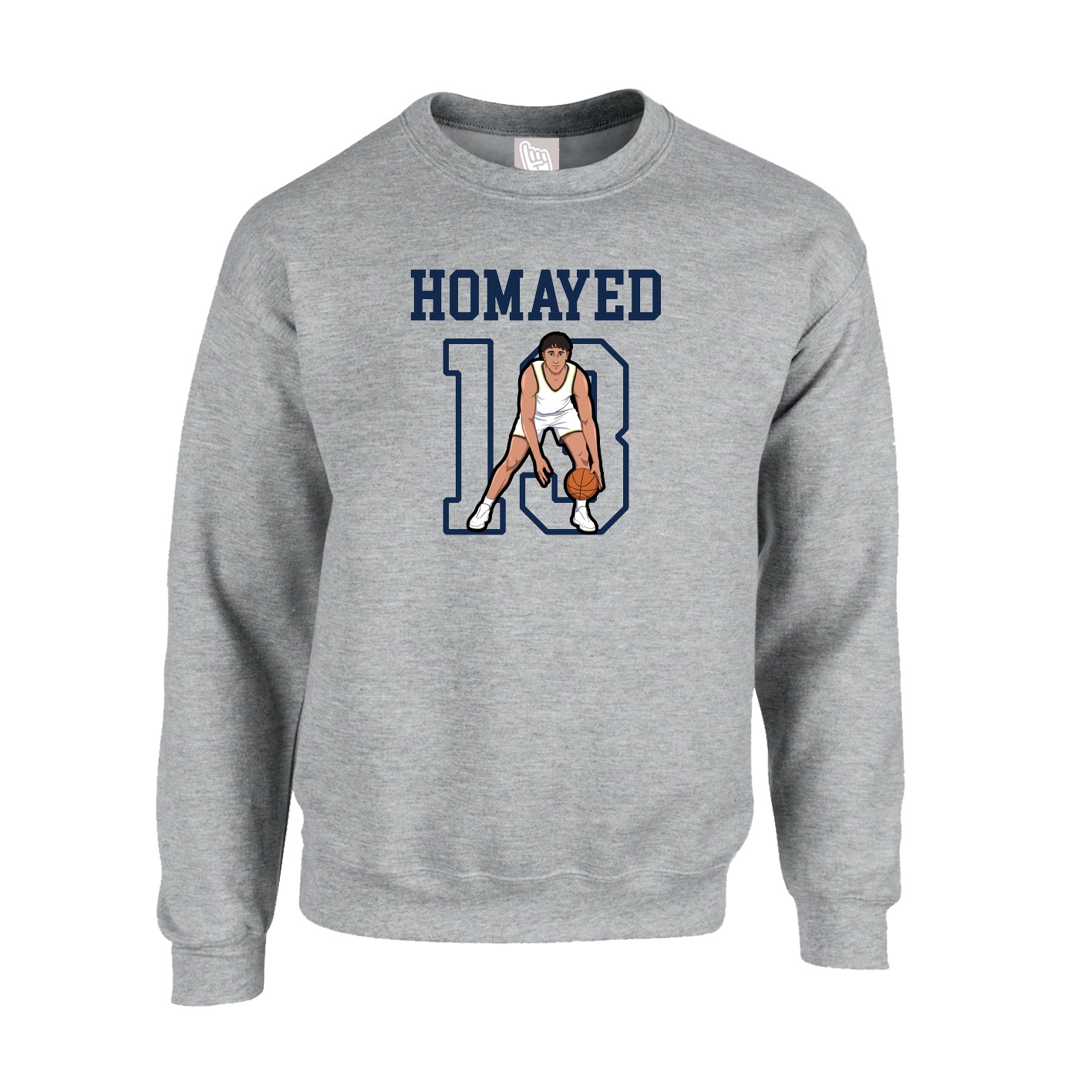Fleece Crew — Shirsey in Grey