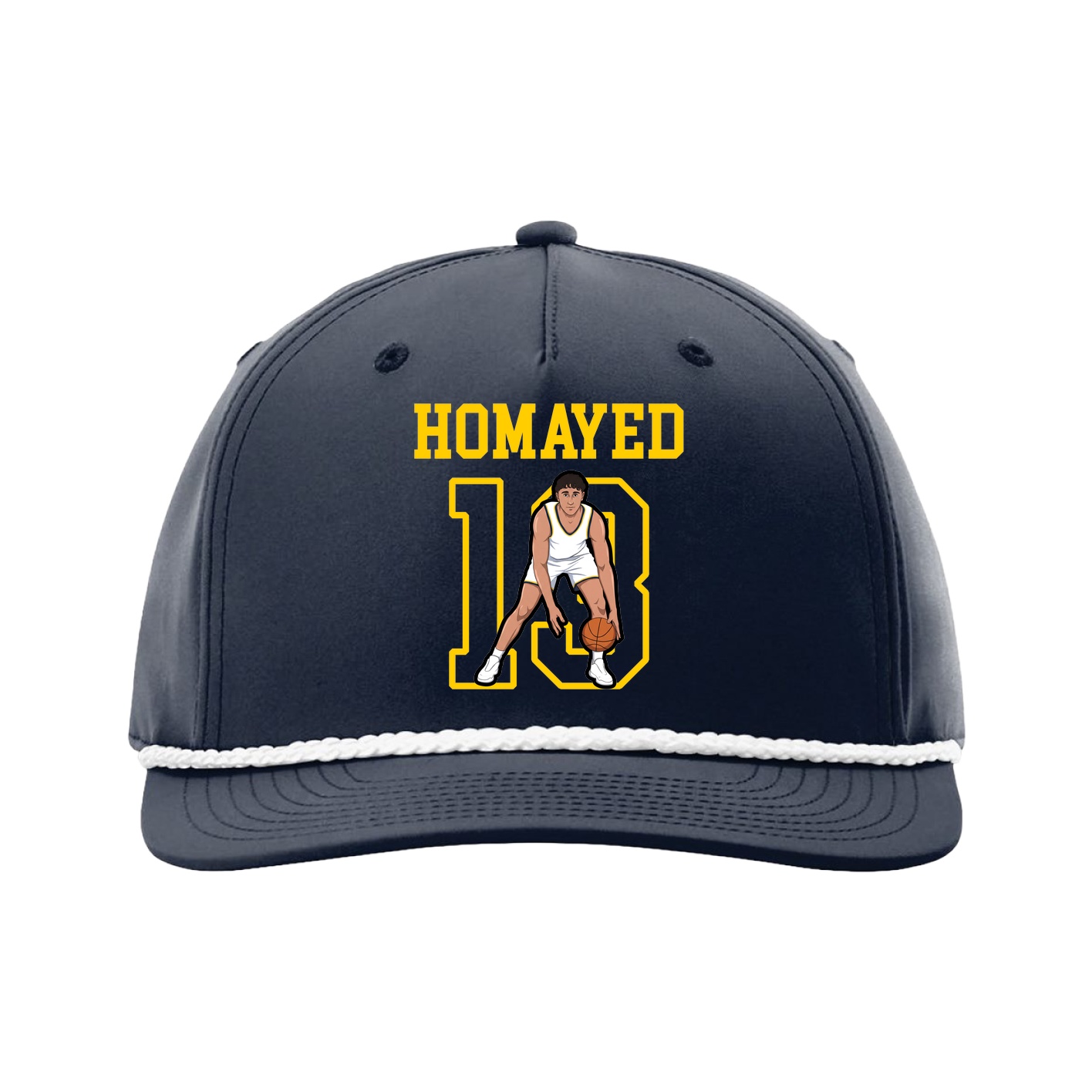 Five-Panel Classic Rope Cap — Shirsey in Navy